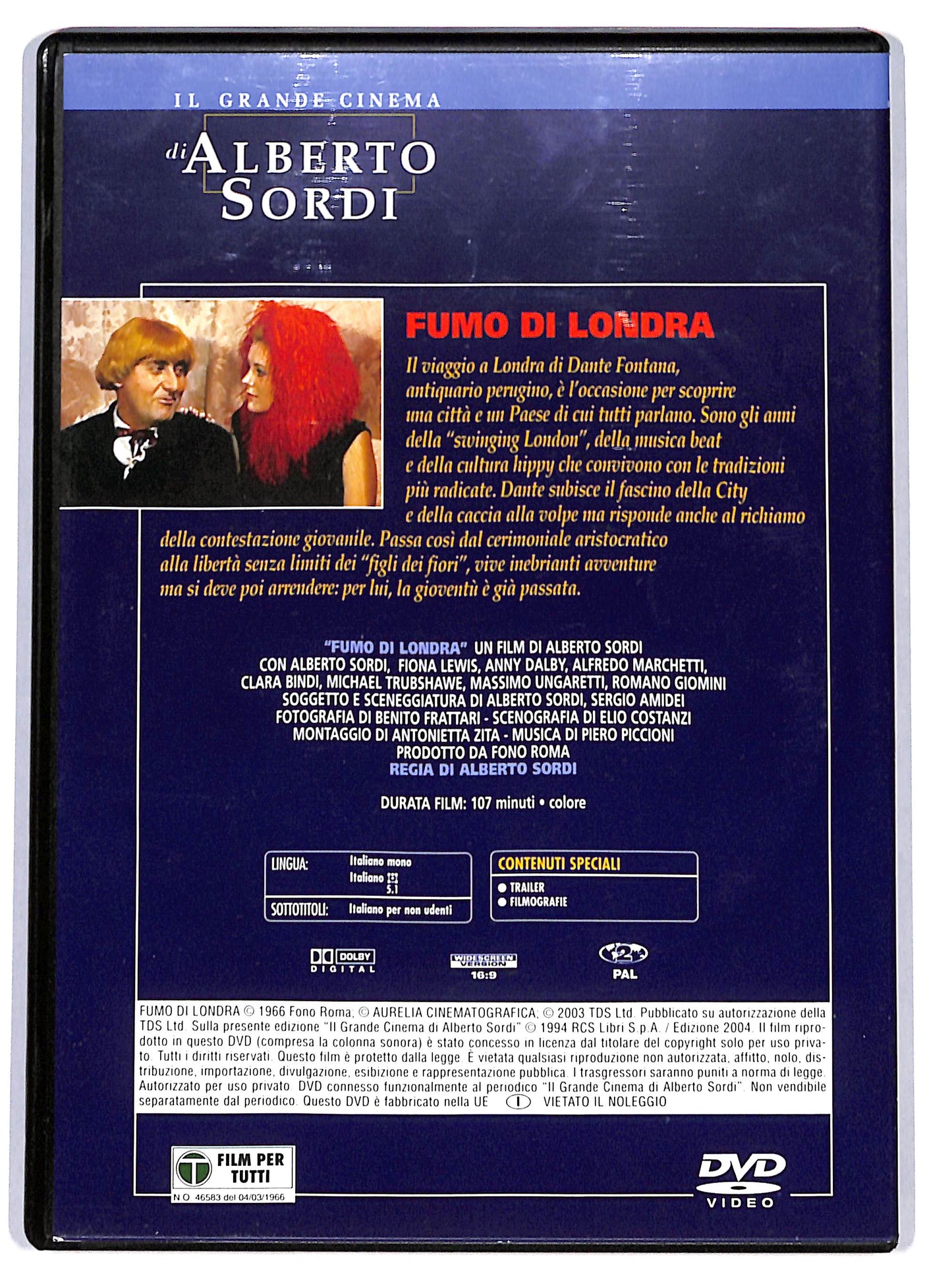 EBOND Fumo di Londra  EDITORIALE DVD D647261