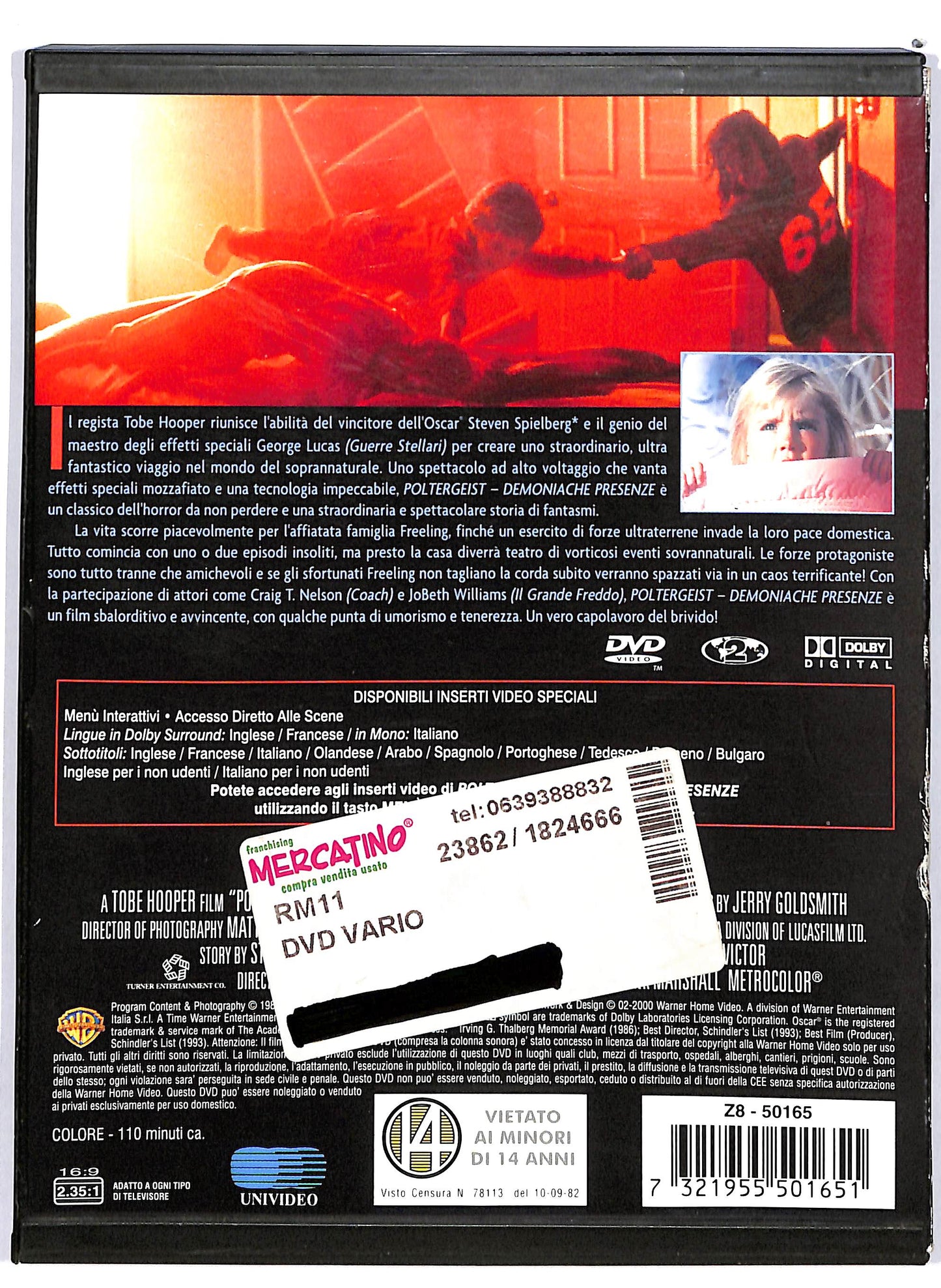 EBOND Poltergeist - Demoniache Presenze   SNAPPER DVD D647304
