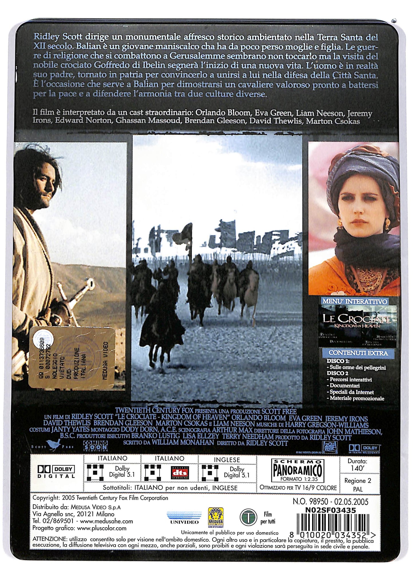 EBOND Le Crociate Steelbook DVD D647320