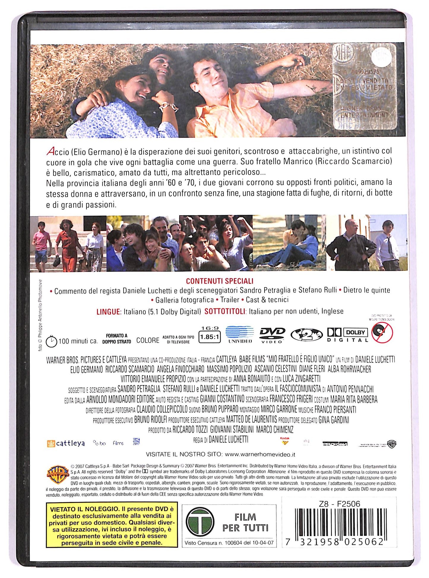 EBOND Mio fratello e figlio unico  DVD D647507