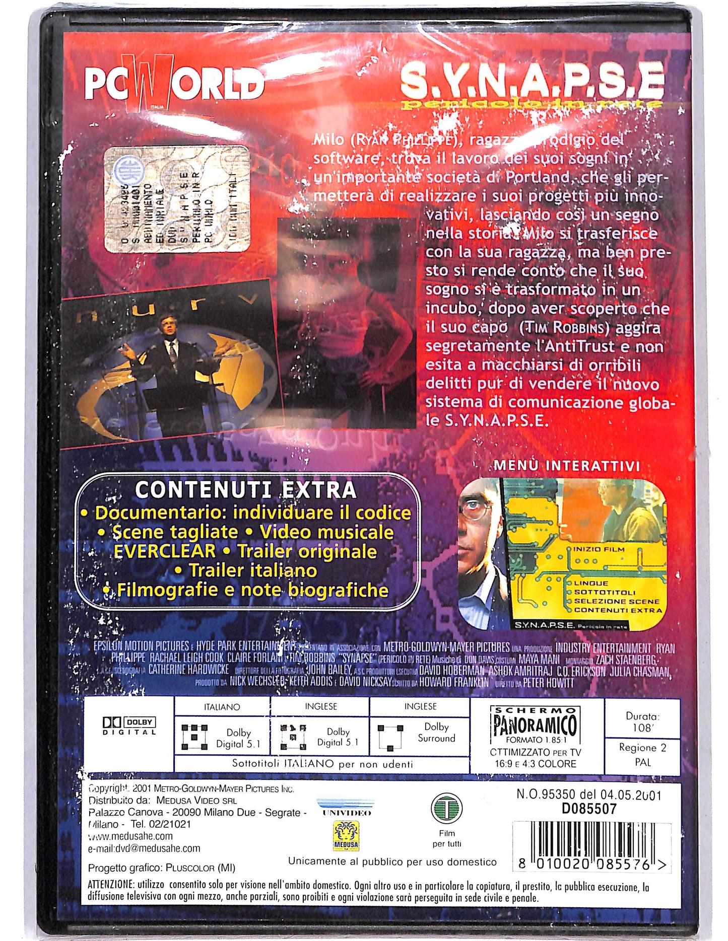 EBOND S.Y.N.A.P.S.E. Pericolo in rete  DVD D647601