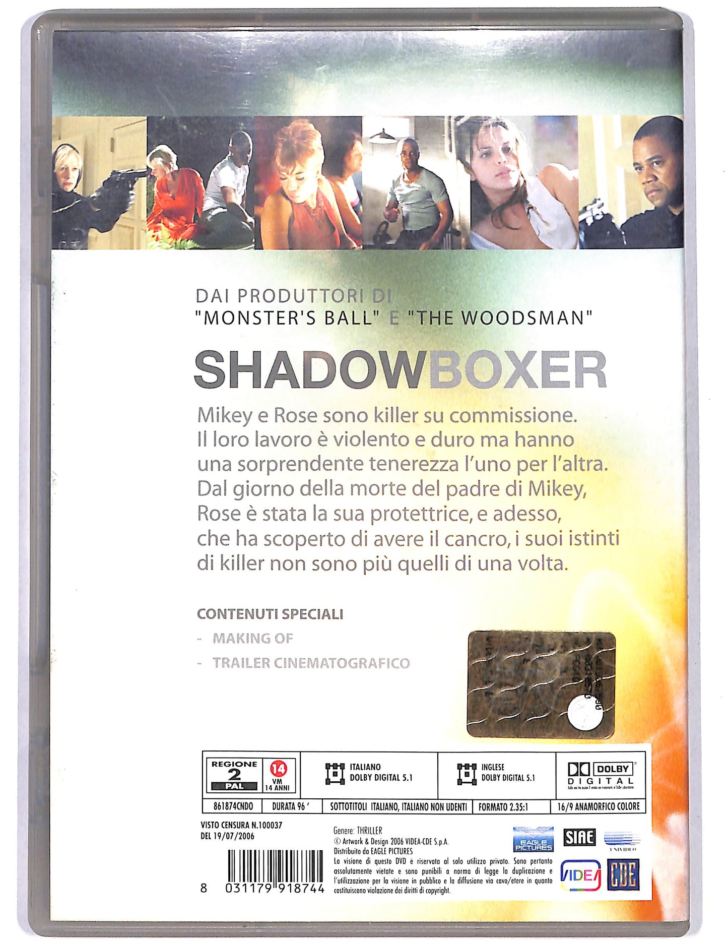EBOND Shadowboxer  EDITORIALE DVD D647705