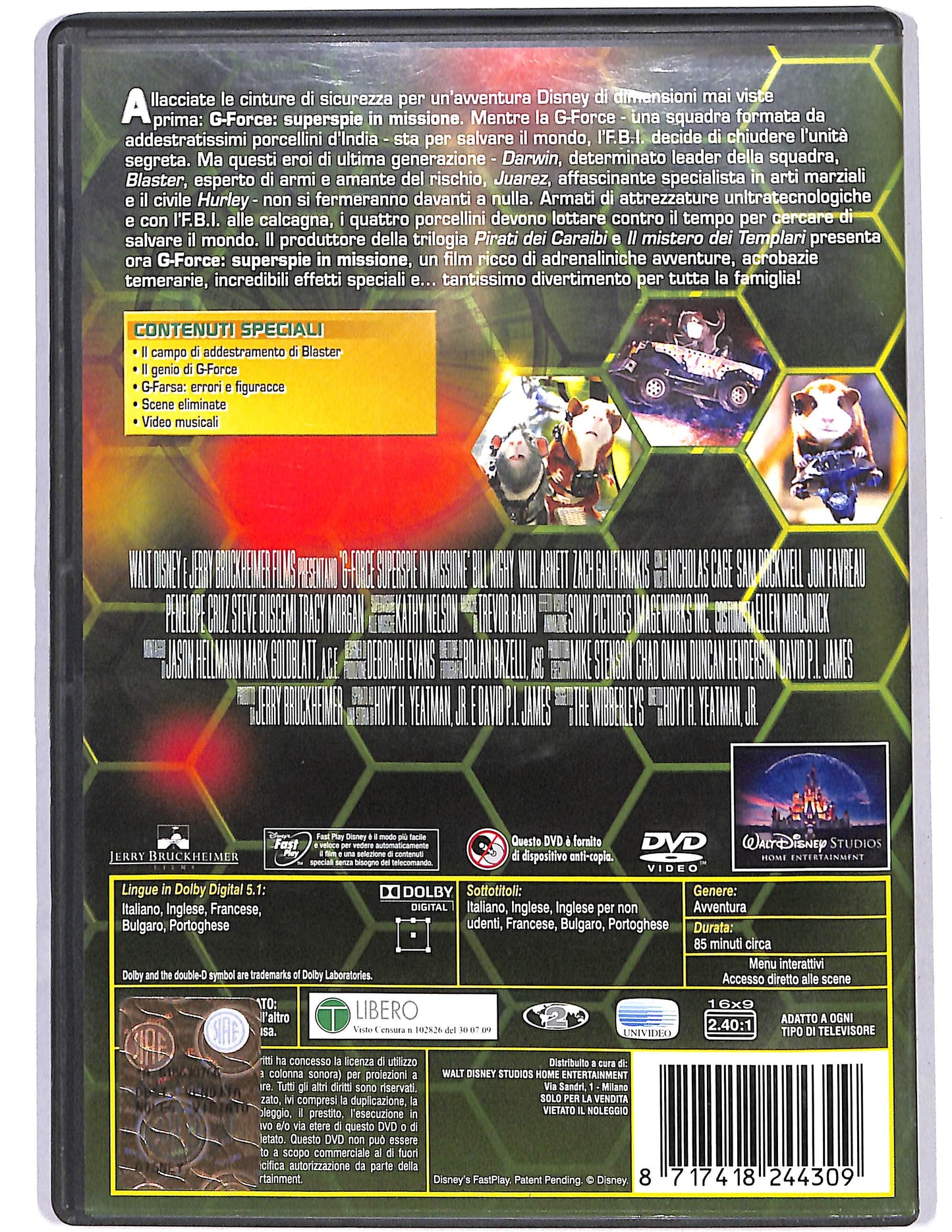 EBOND G-Force - Superspie in missione DVD D647710