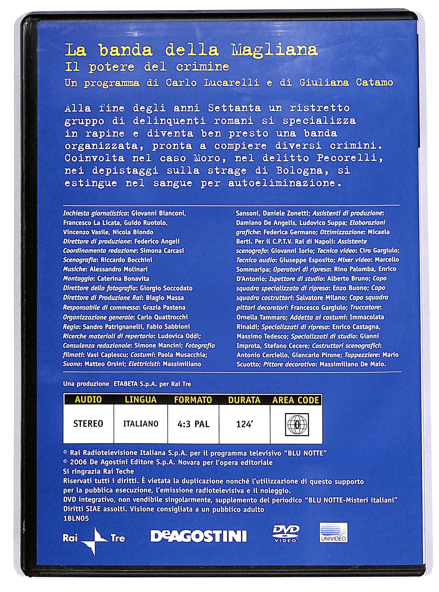 EBOND Blu Notte Vol.5 - La banda della Magliana EDITORIALE DVD D647831