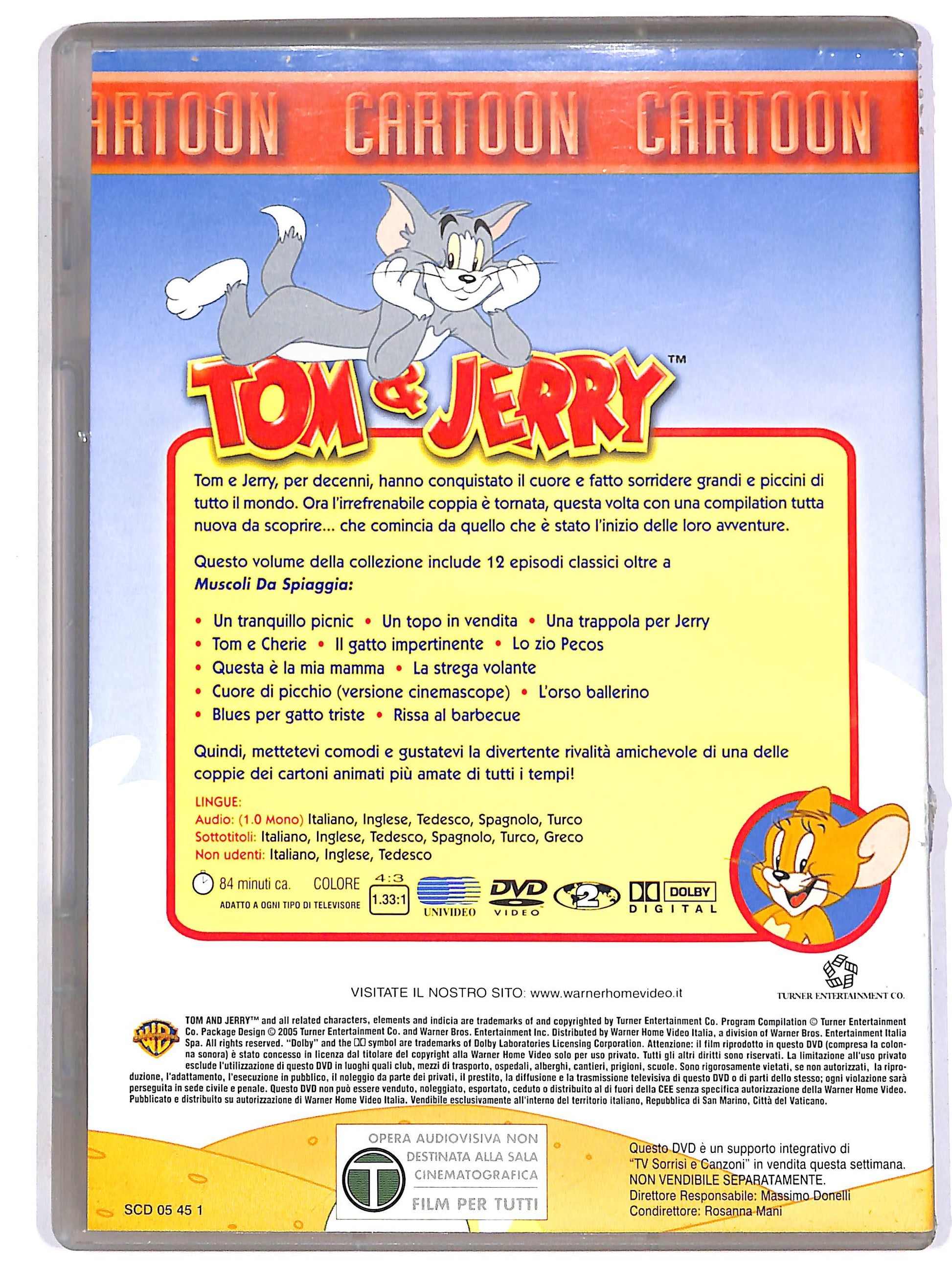 EBOND Tom e Jerry - Muscoli da Spiaggia EDITORIALE DVD D647847 – Ebond