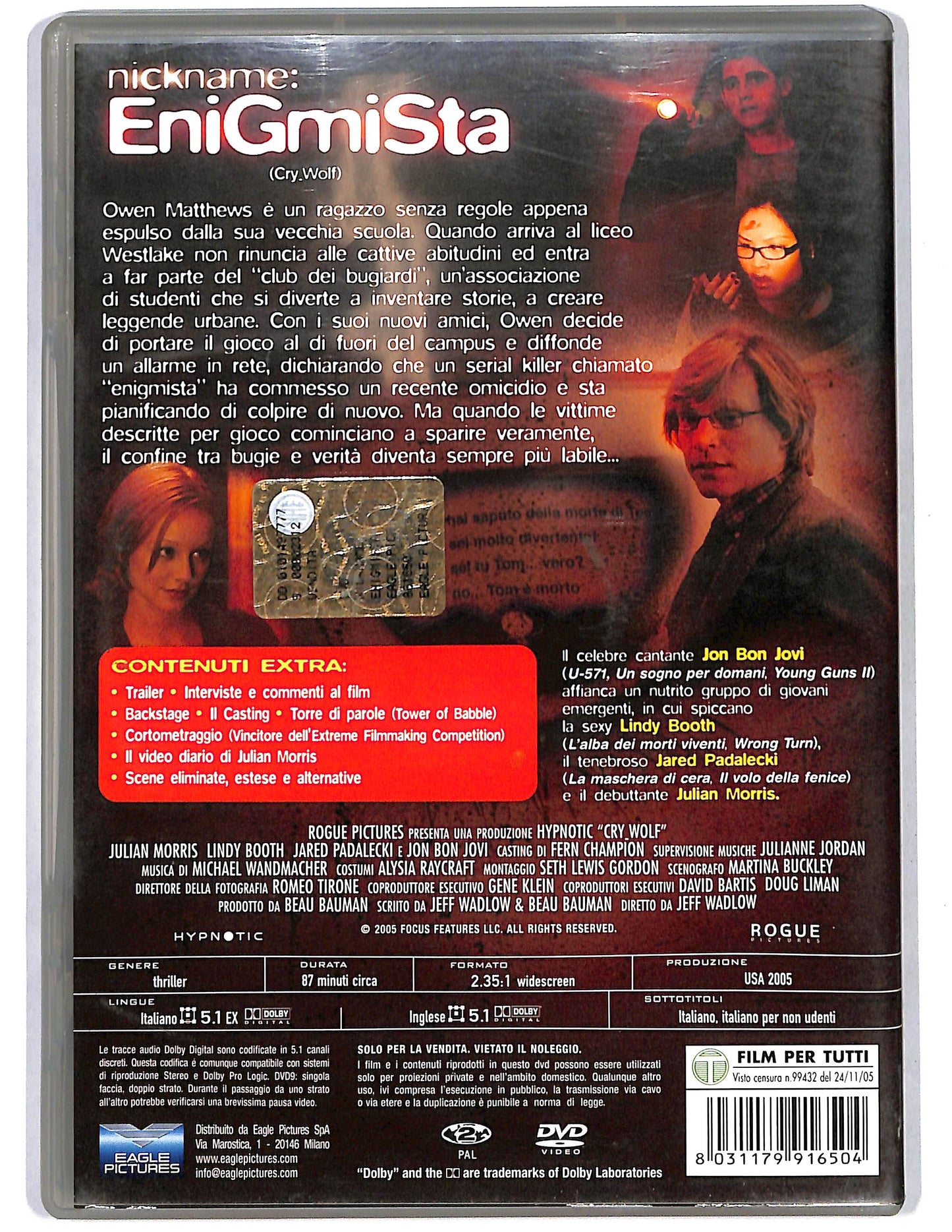 EBOND Nickname : Enigmista DVD D647923