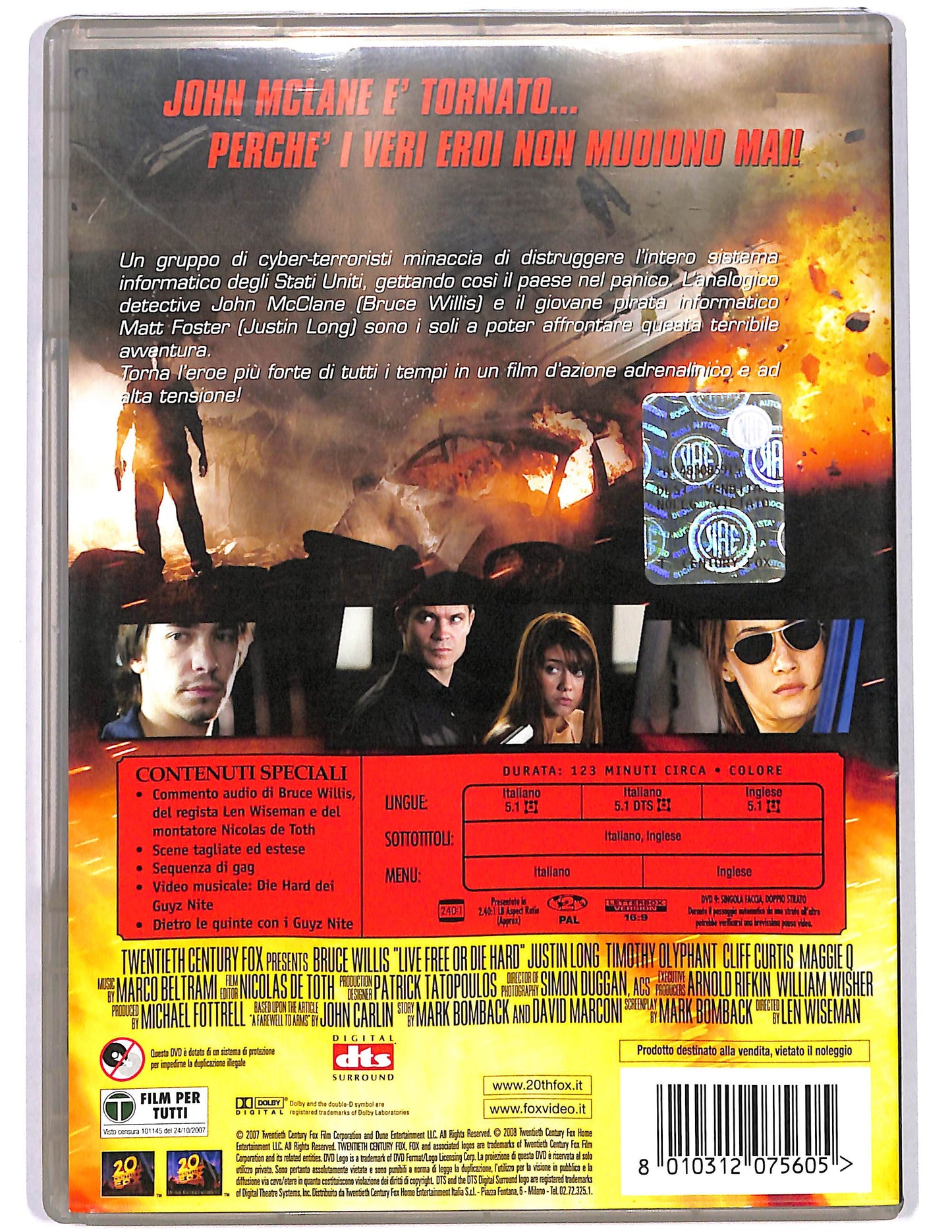 EBOND Die Hard Vivere O Morire DVD D648058