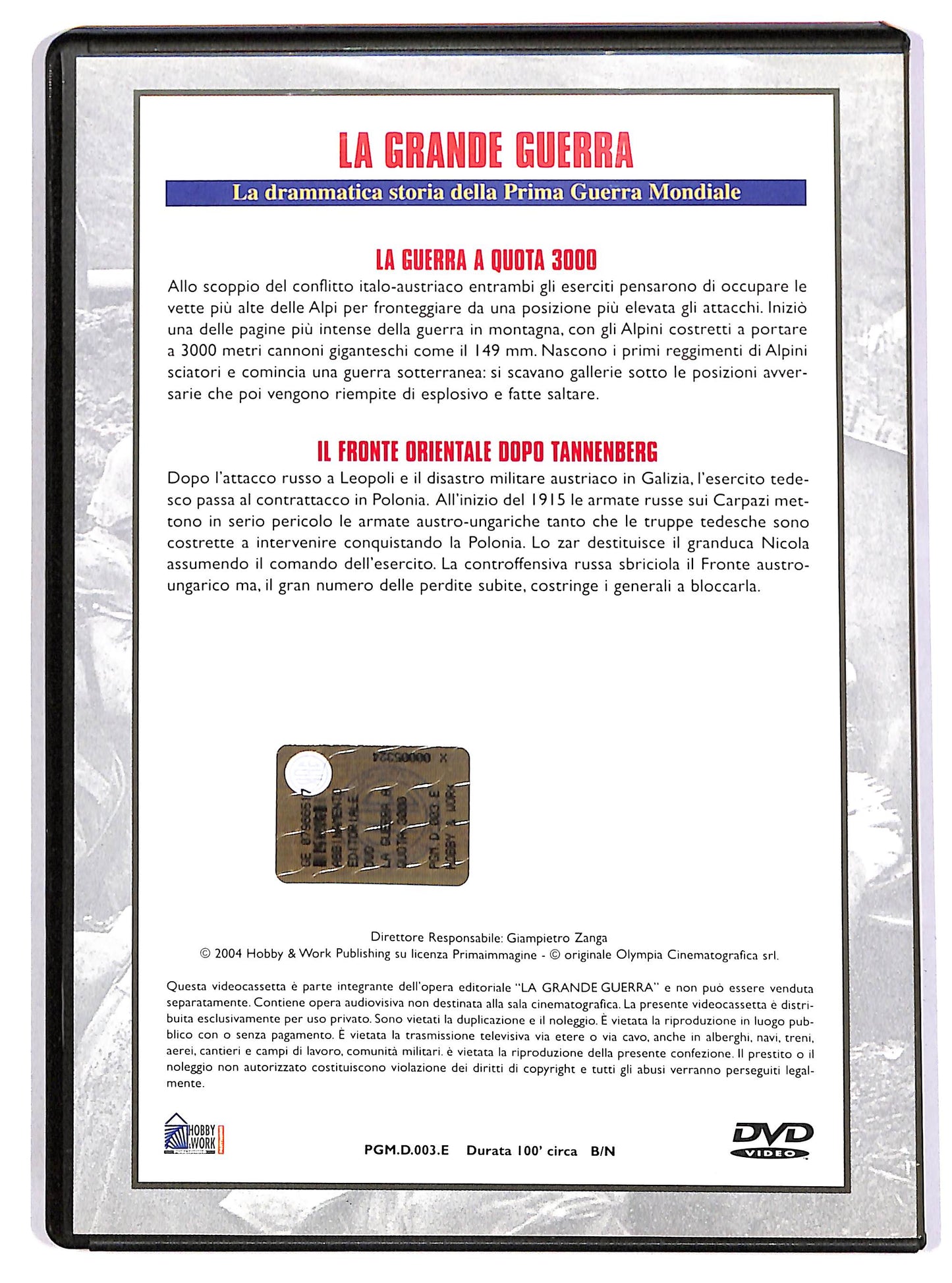 EBOND La guerra a quota 3000 EDITORIALE DVD D648138