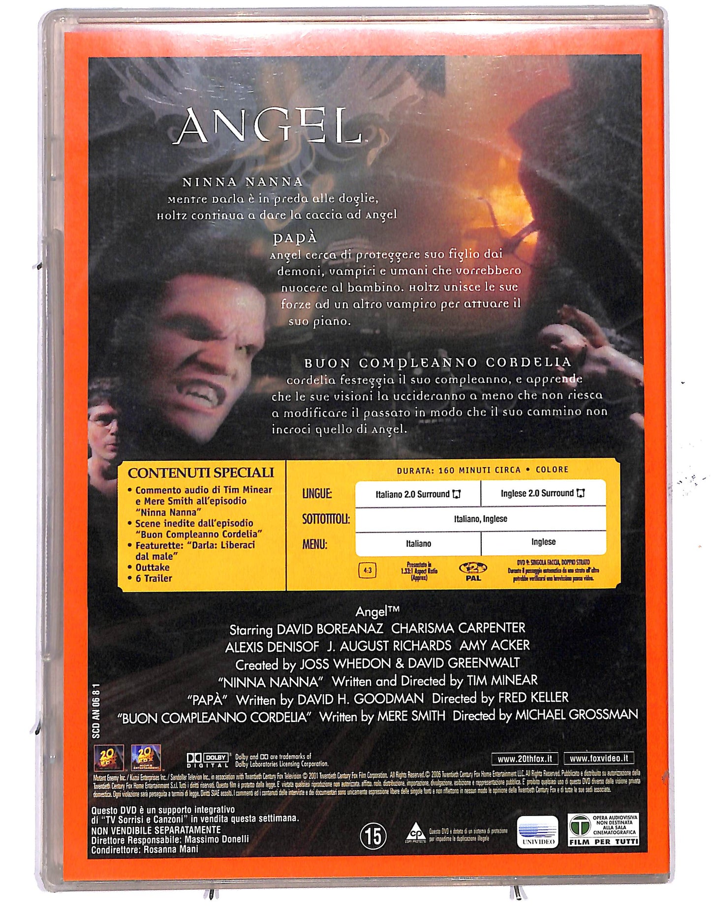EBOND Angel Stagione 3 disco 3 slimcase DVD D648236