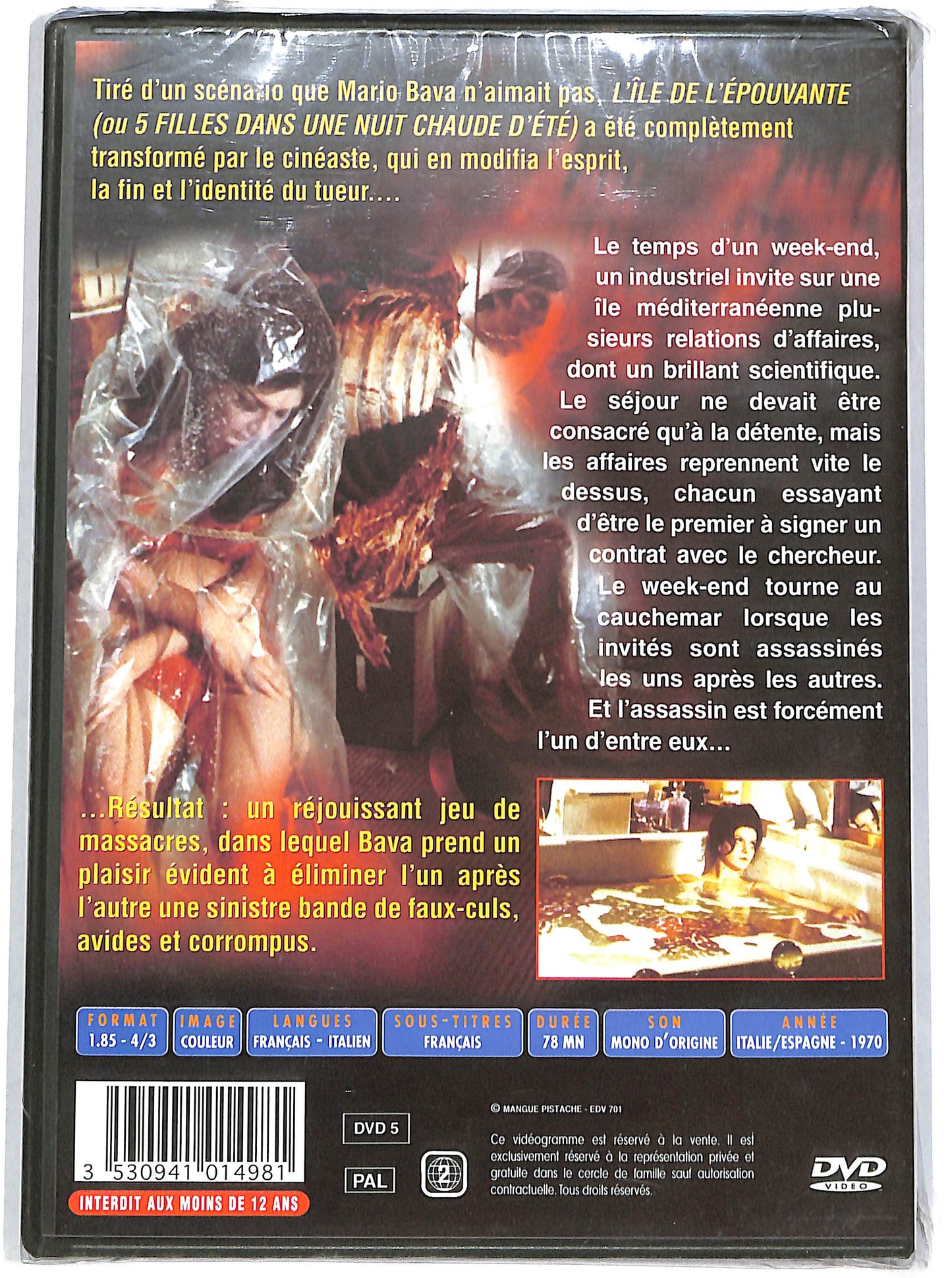 EBOND L'Ile de l'epouvante (1970) DVD D648645
