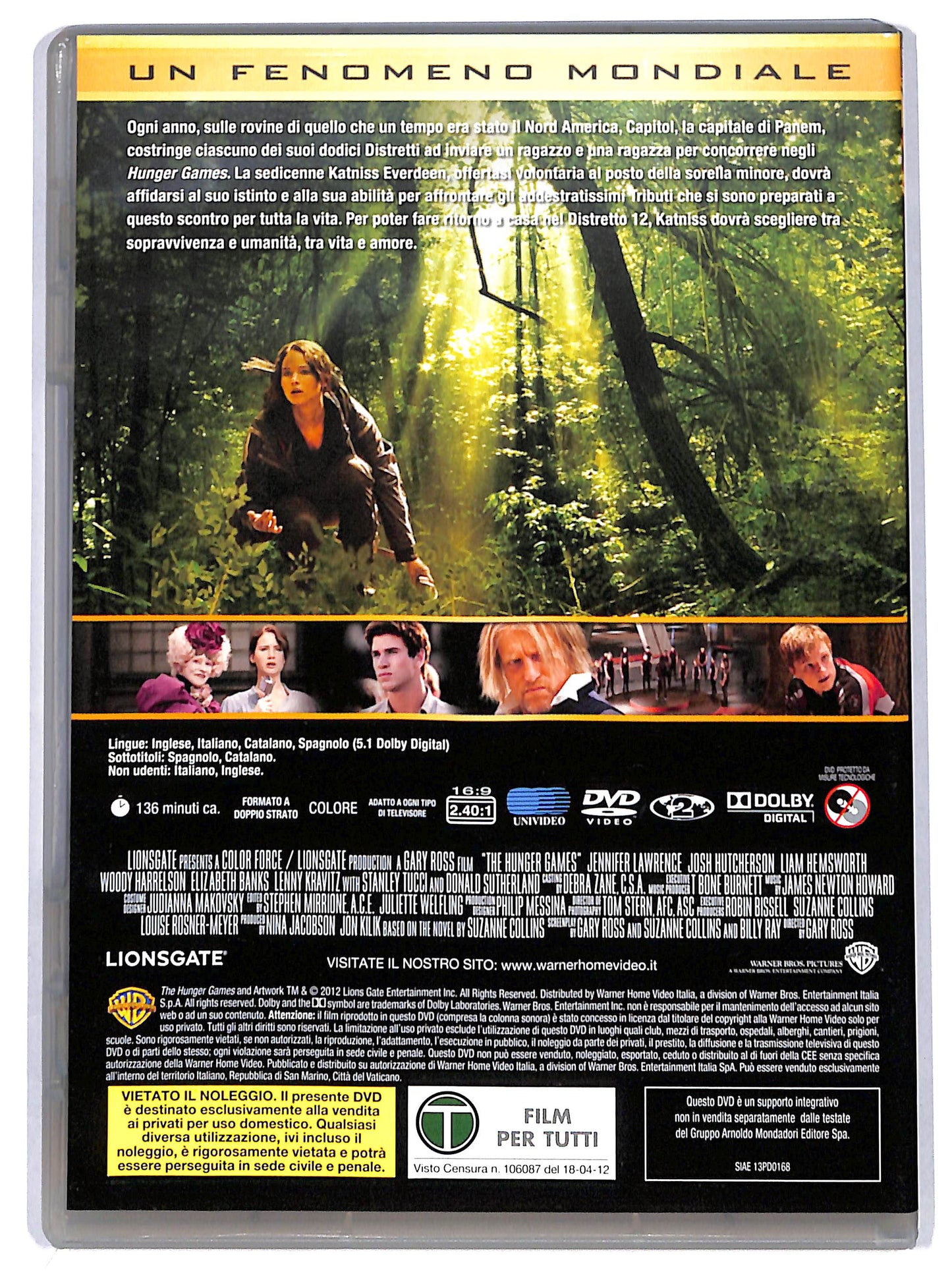 EBOND hunger games  EDITORIALE DVD D648754