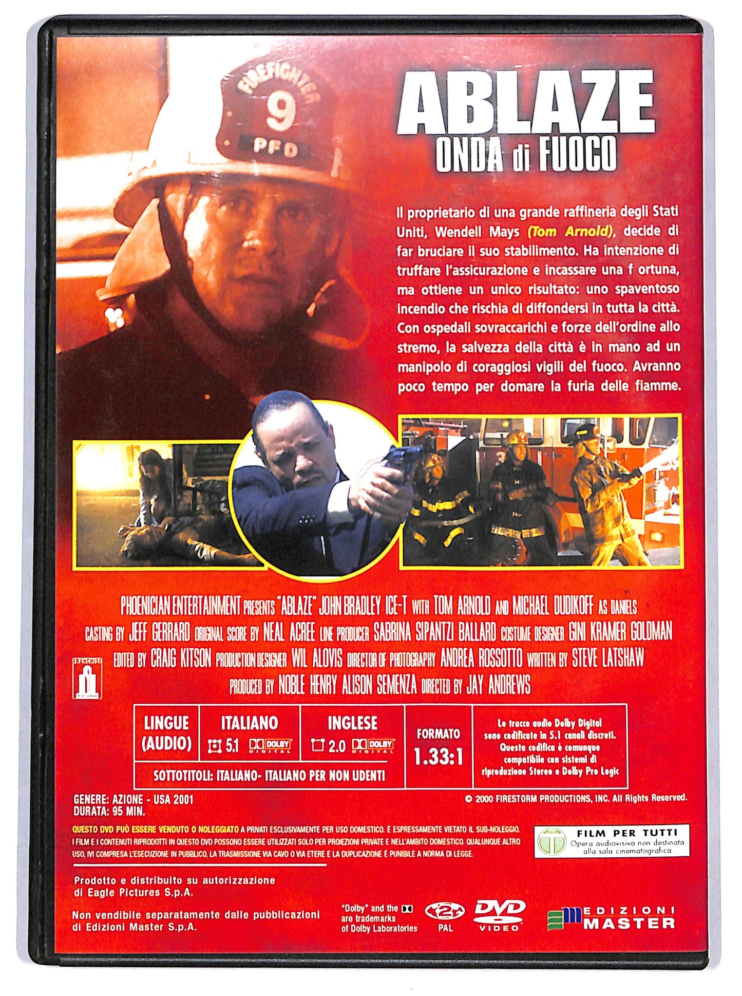 EBOND ablaze - onda di fuoco  EDITORIALE DVD D648905