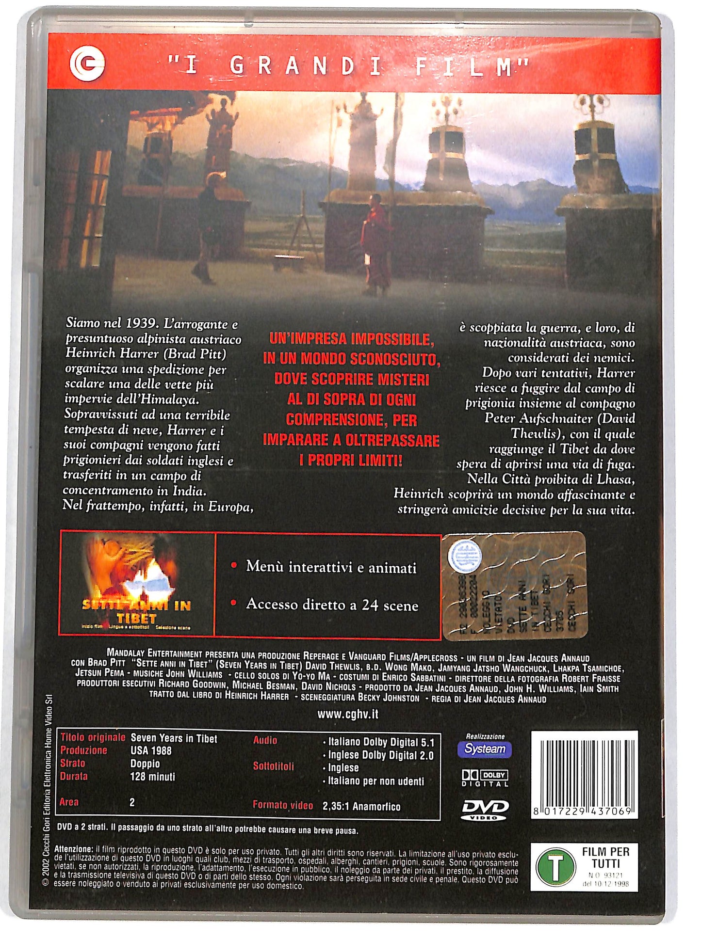 EBOND Sette anni in Tibet DVD D649141