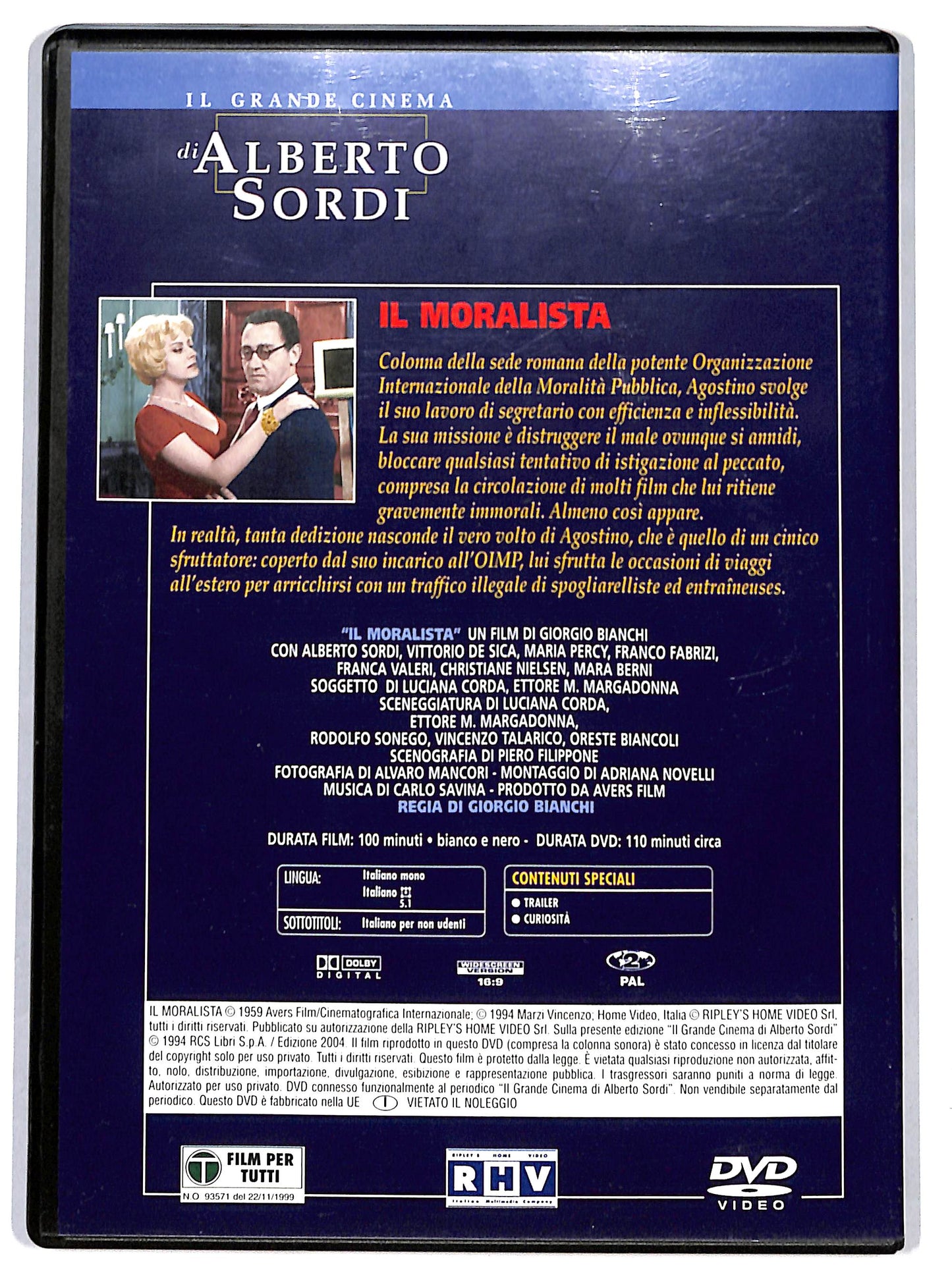 EBOND Il moralista  EDITORIALE DVD D649243