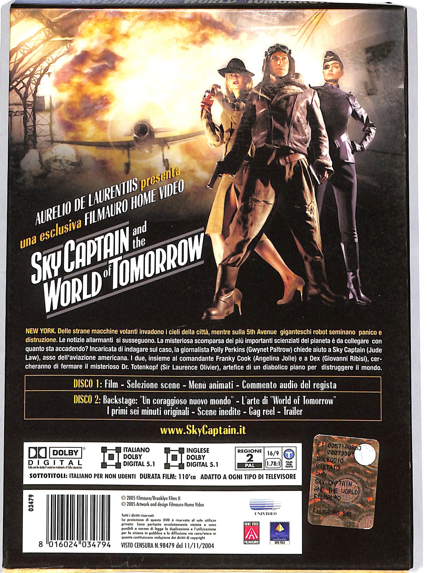 EBOND Sky Captain and the World of Tomorrow (2 DVD) DVD D649315