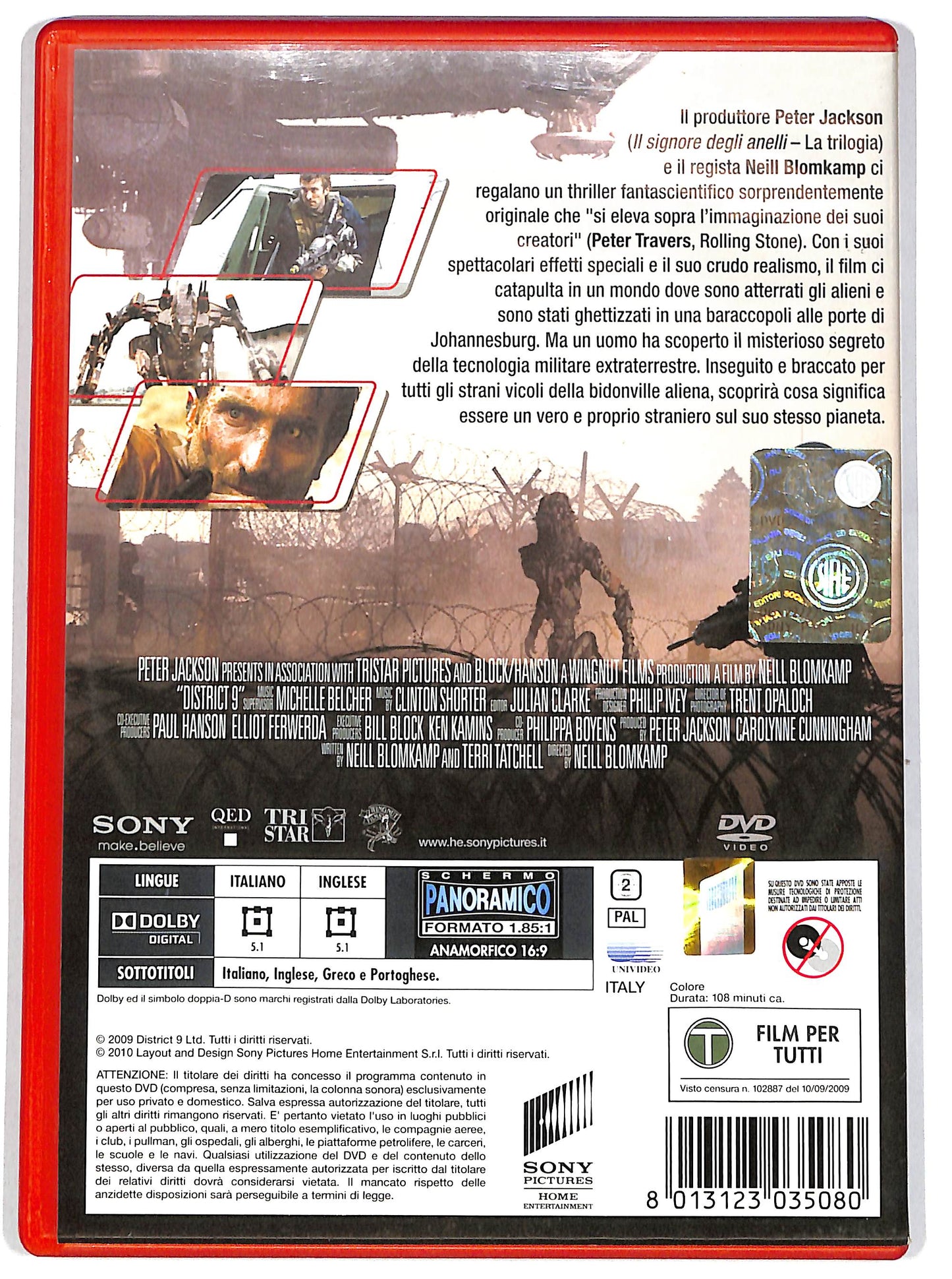 EBOND District 9 Noleggio DVD D649349