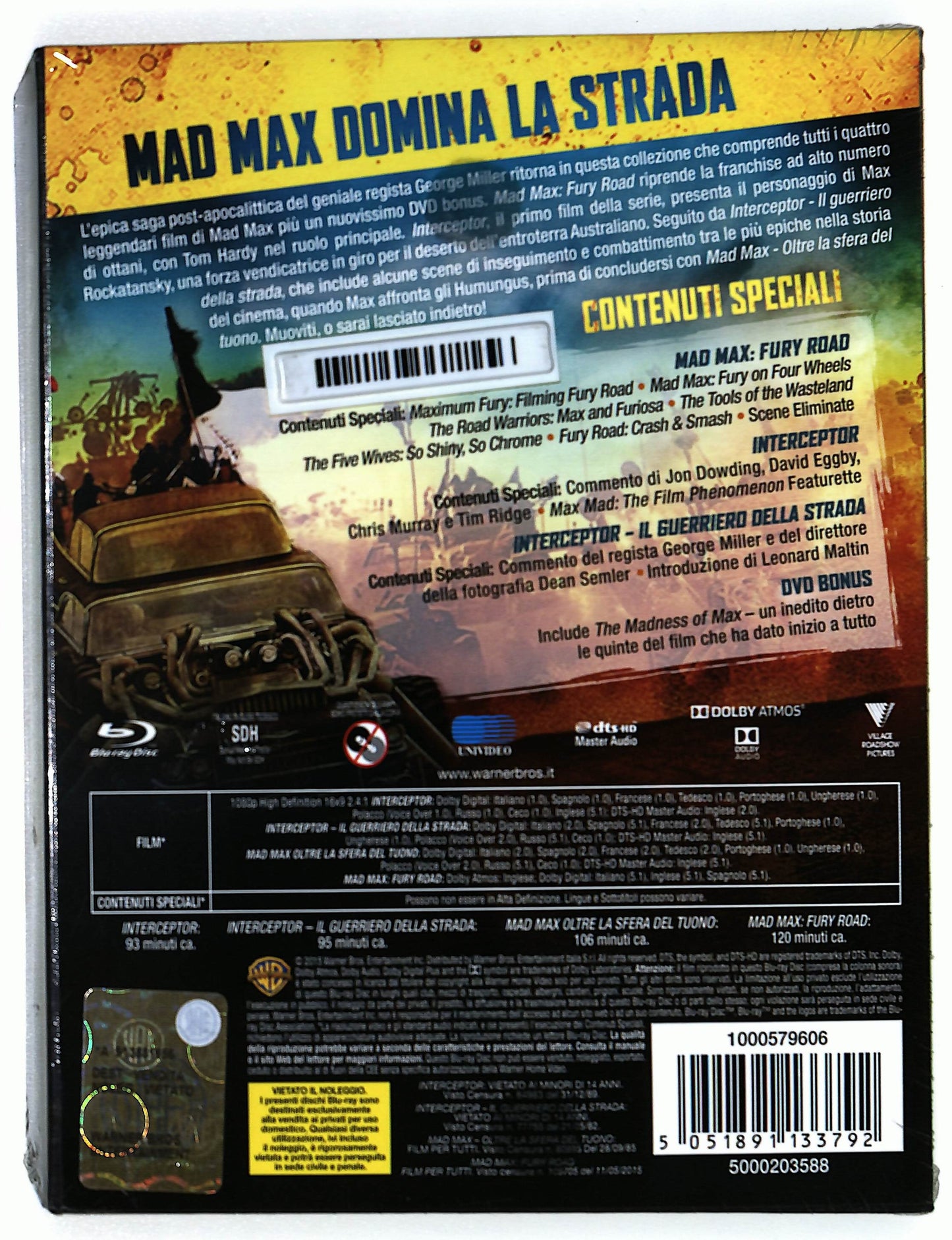 EBOND Mad Max Anthology  DISCO BONUS + ART CARDS + BLURAY D649449