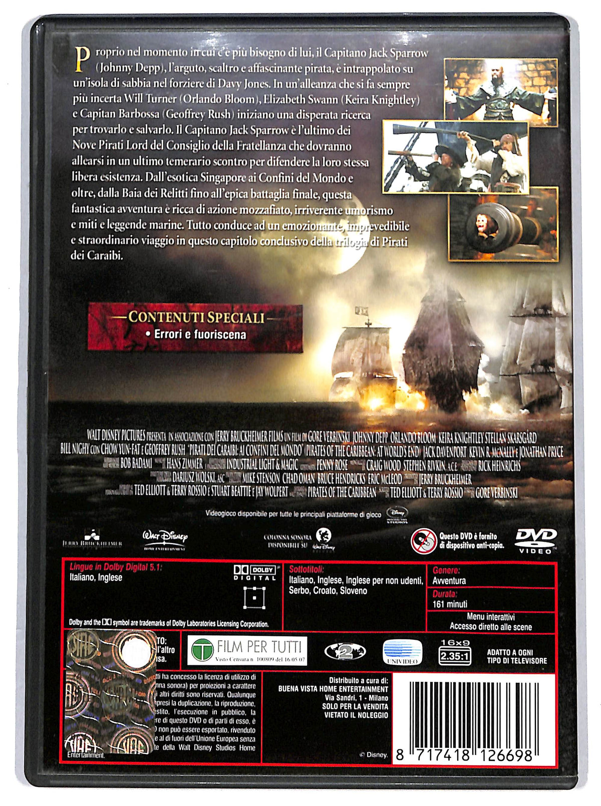 EBOND pirati dei caraibi - ai confini del mondo DVD D649526