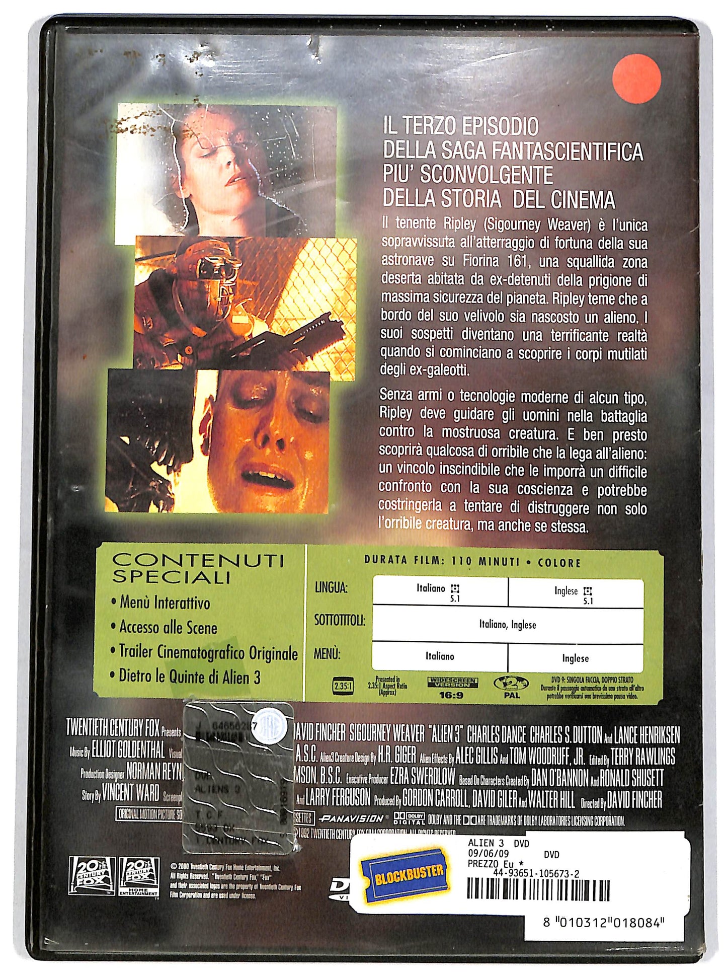EBOND Alien 3 DVD D649703