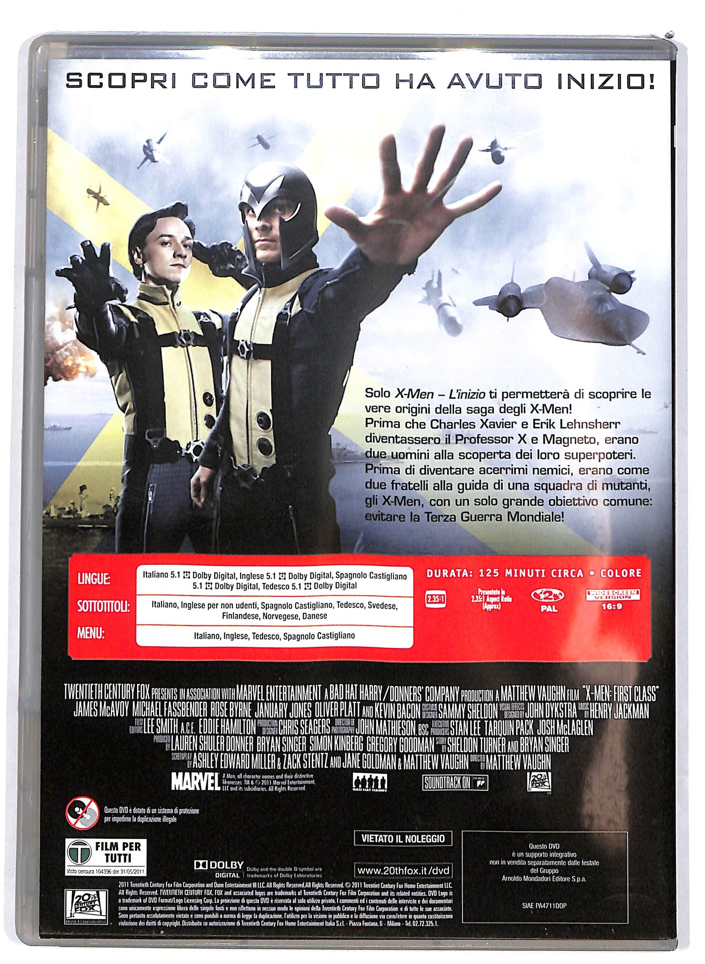 EBOND X-Men - L'inizio  EDITORIALE DVD D649859