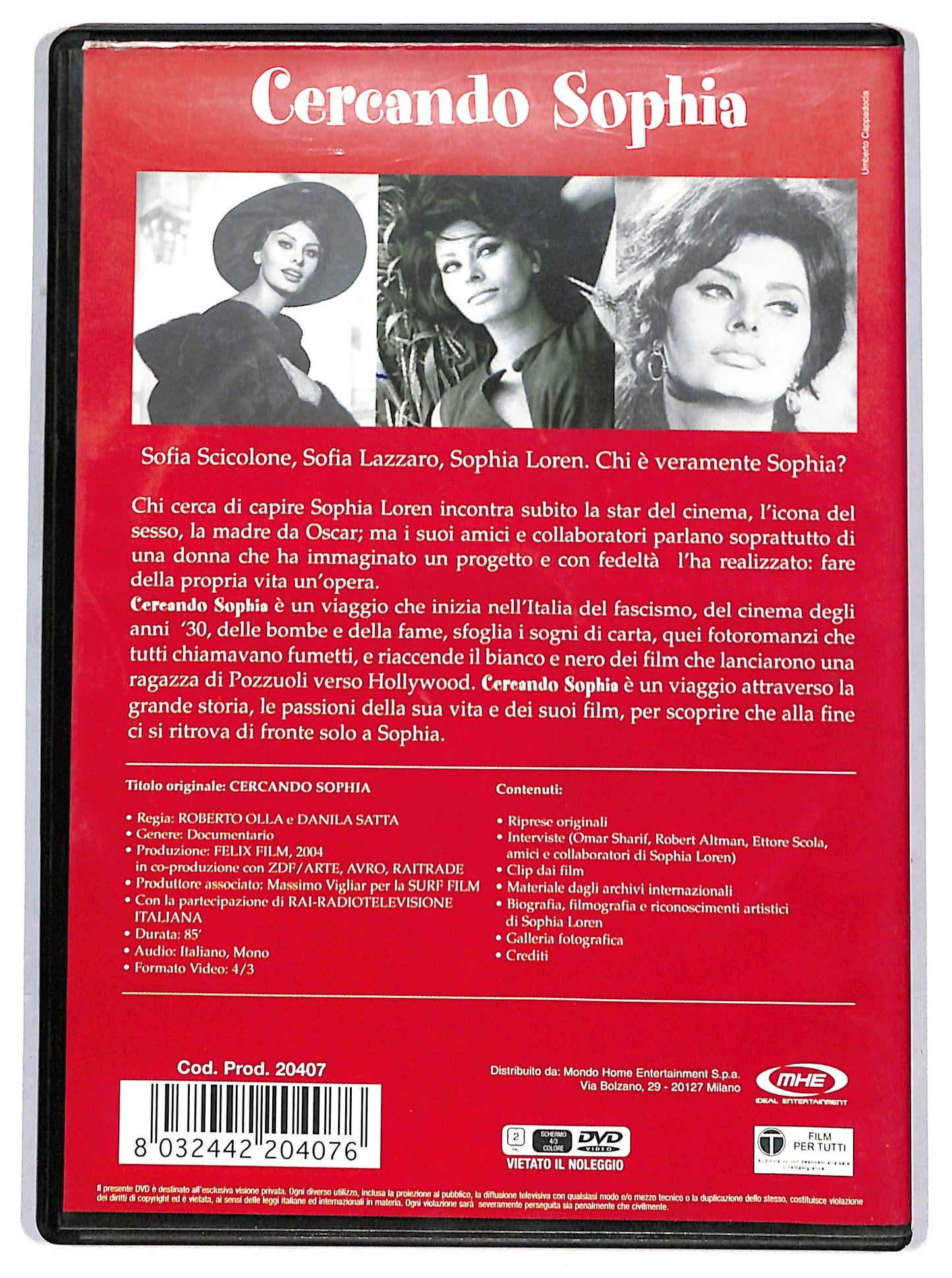 EBOND cercando sophia DVD D649939