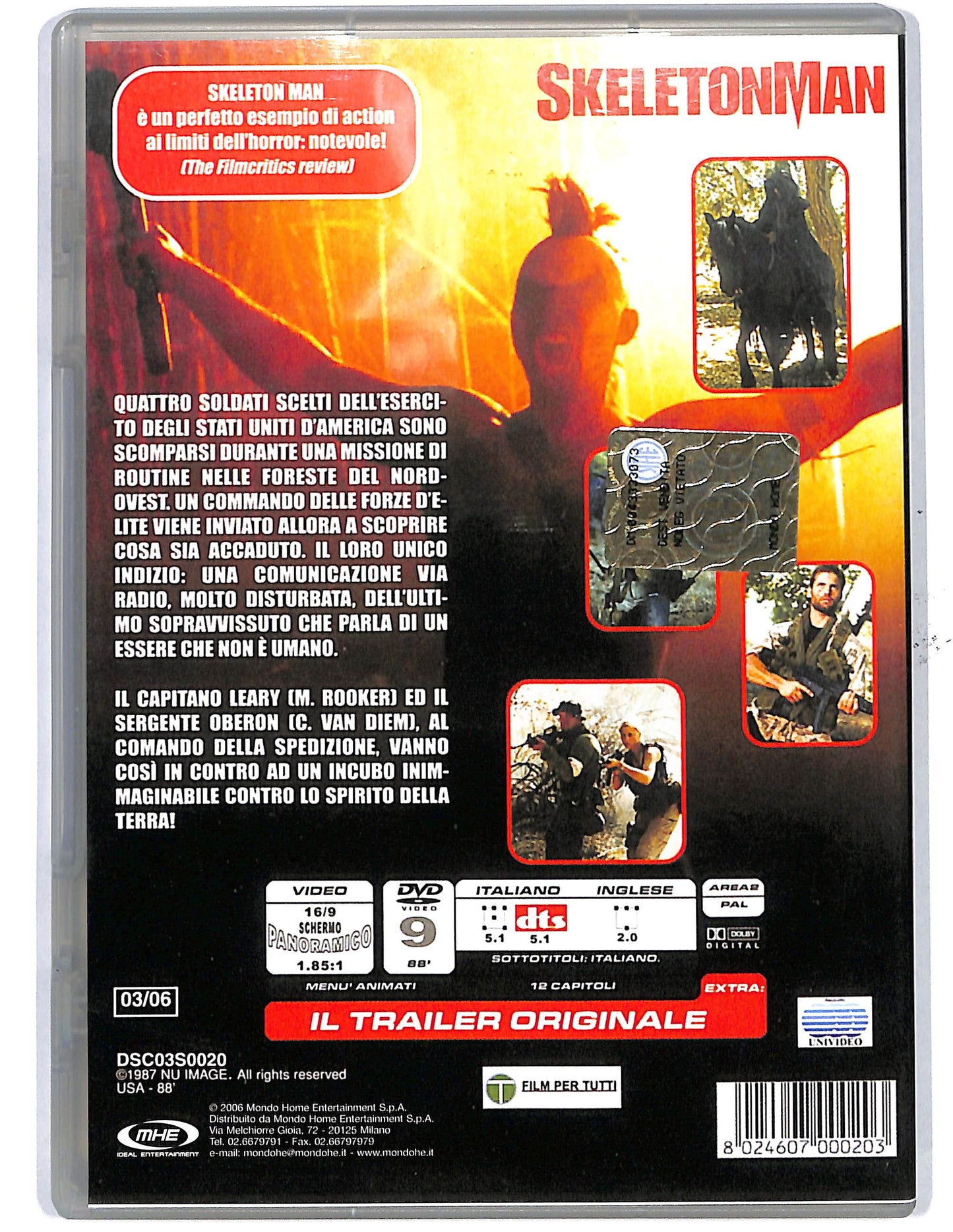 EBOND SkeletonMan  DVD D650240