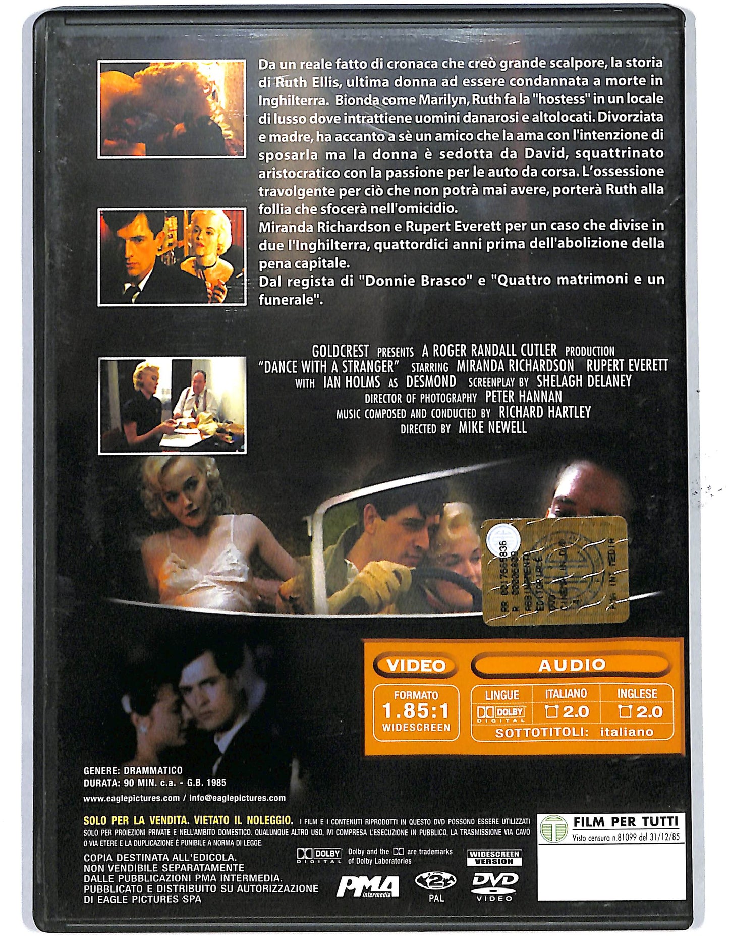 EBOND Ballando con uno sconosciuto DVD D650264