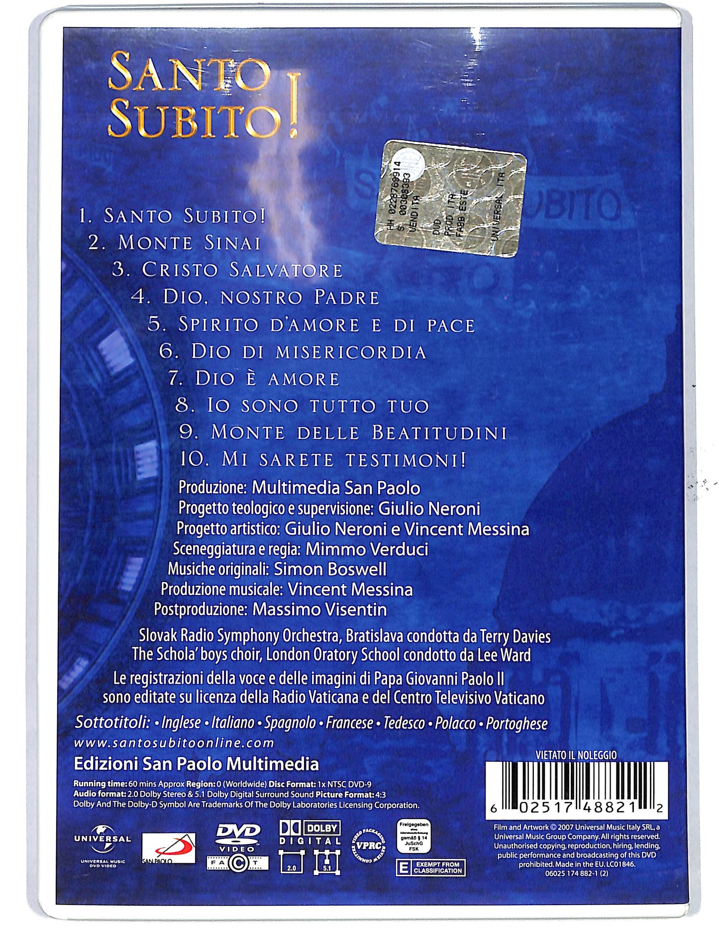 EBOND Santo Subito! DVD D650327
