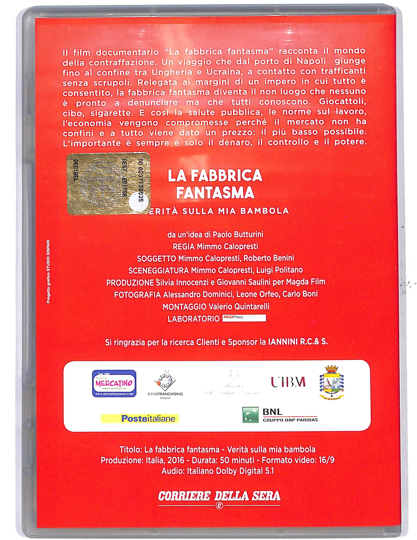 EBOND La fabbrica fantasma La verita sulla mia bambola  EDITORIALE DVD D650424