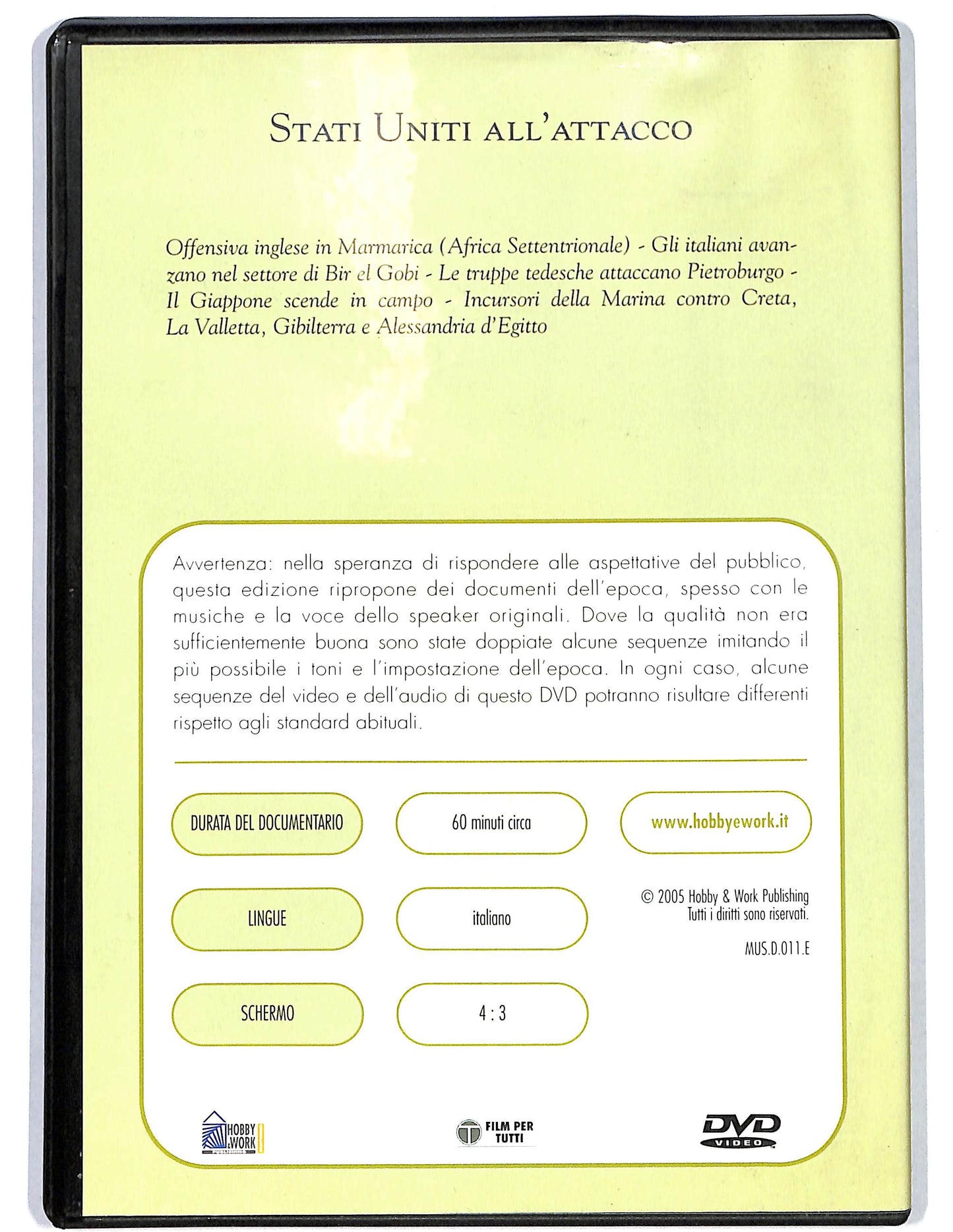 EBOND Stati Uniti all'attacco DVD D650718