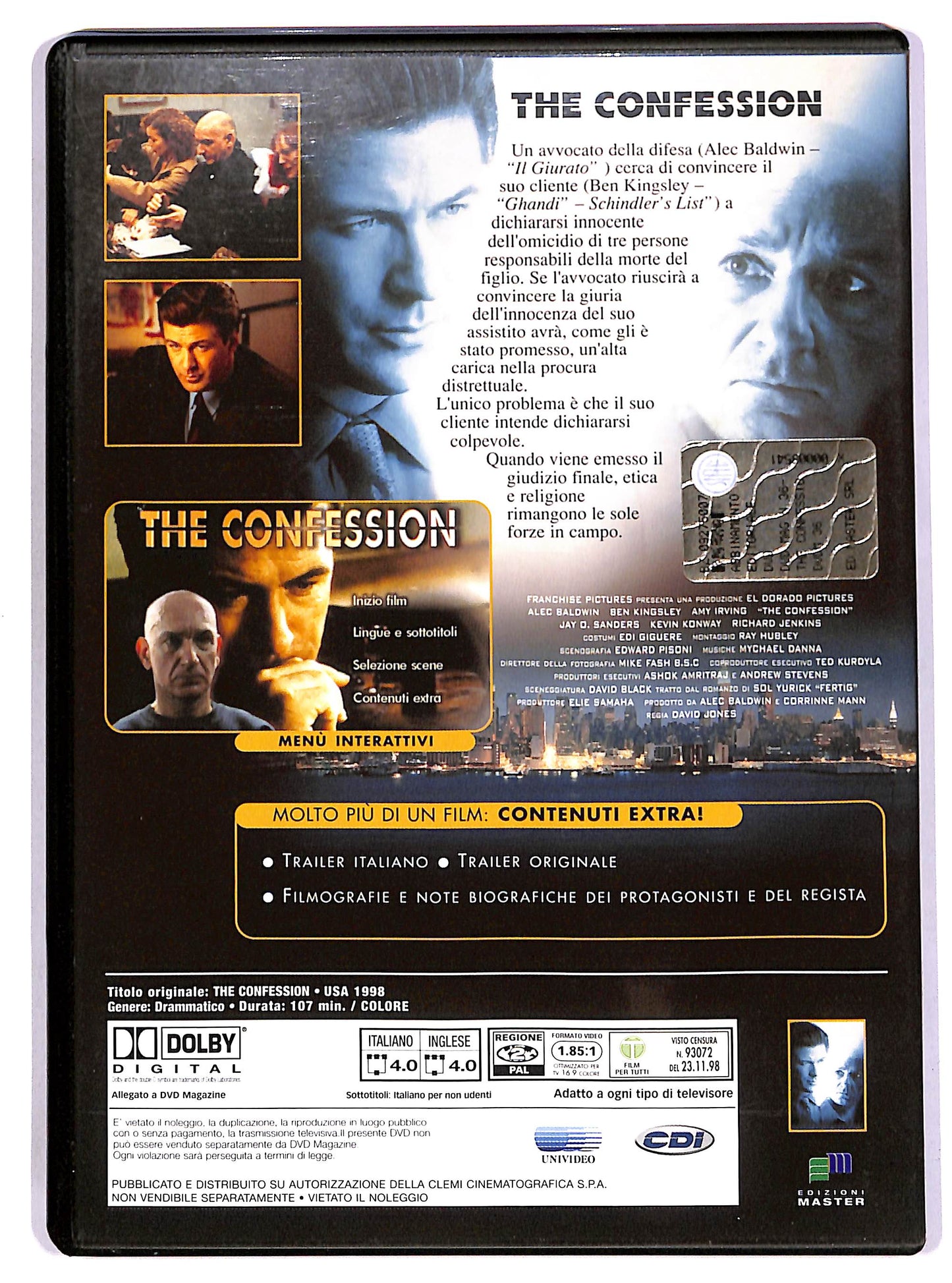 EBOND The Confession EDITORIALE DVD D650923