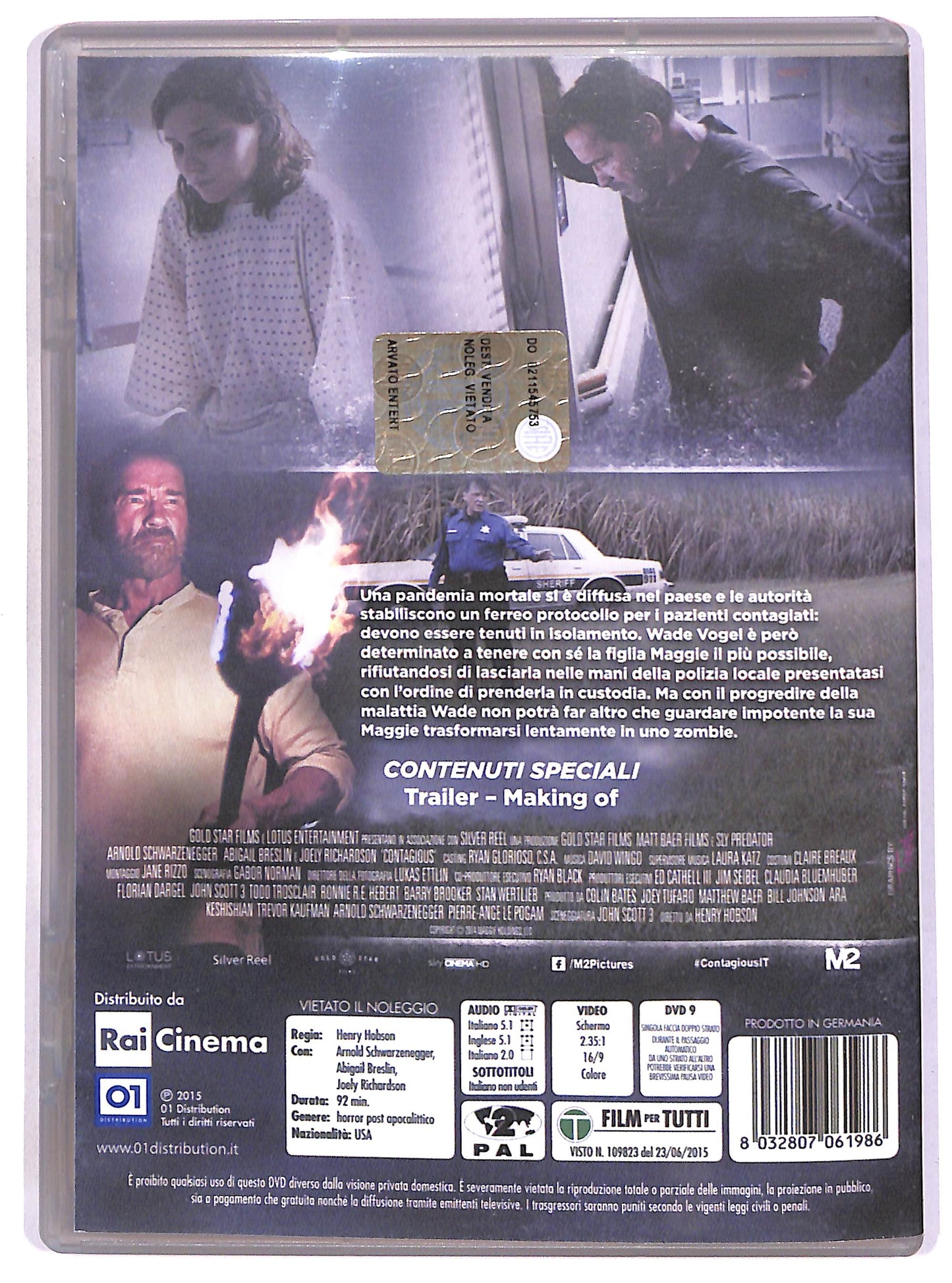 EBOND Contagious - Epidemia mortale DVD D650935
