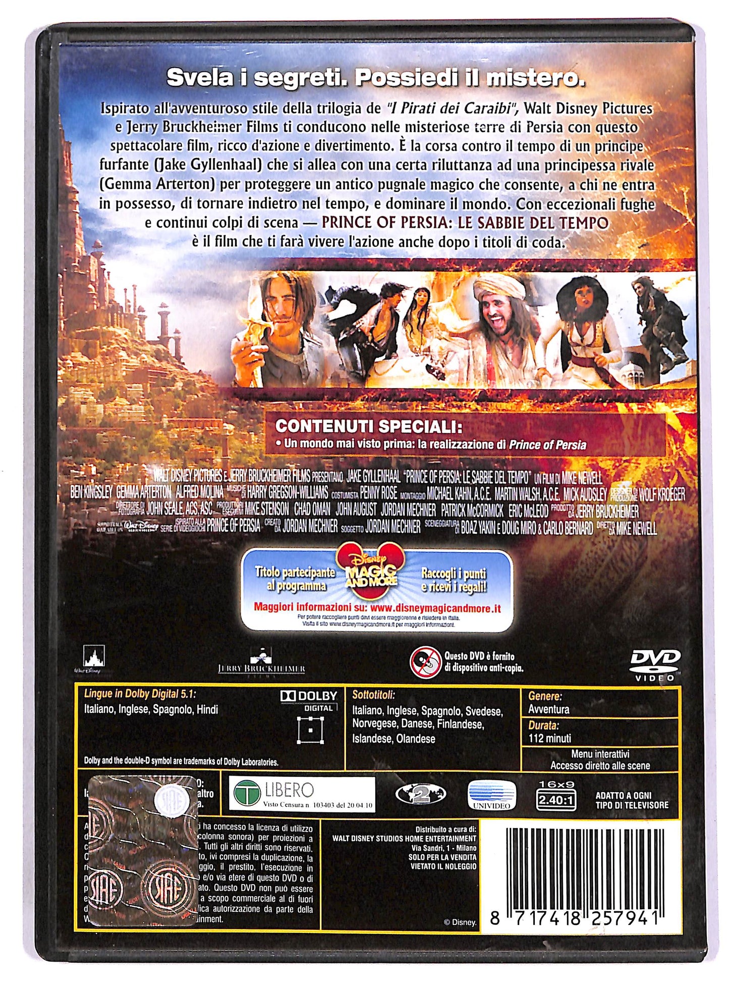 EBOND Prince of Persia - Le sabbie del tempo DVD D651020