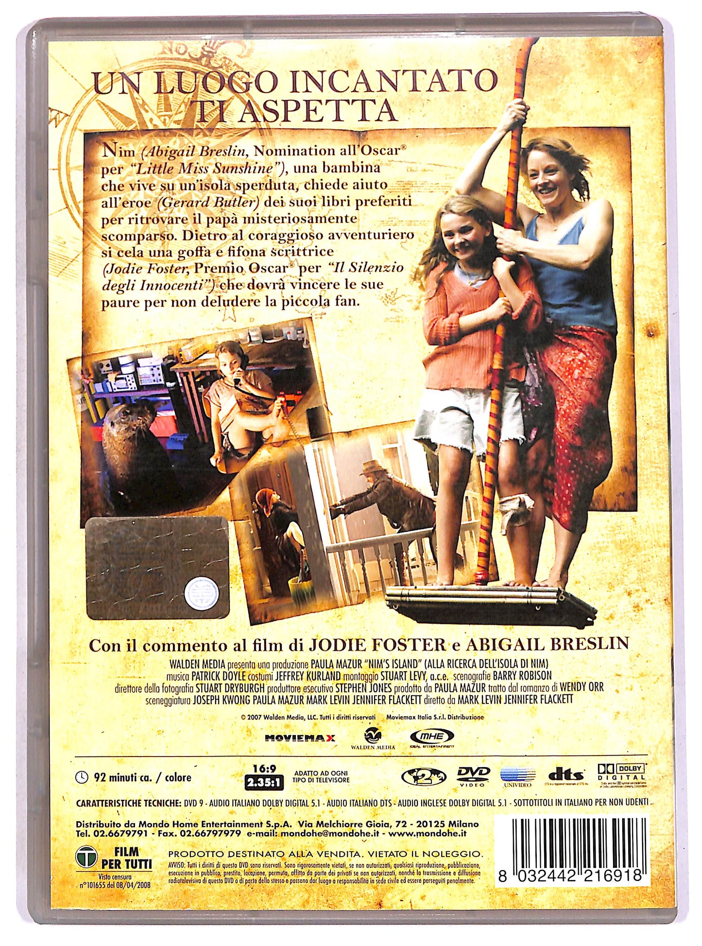 EBOND Alla ricerca dell'Isola di Nim DVD D651028