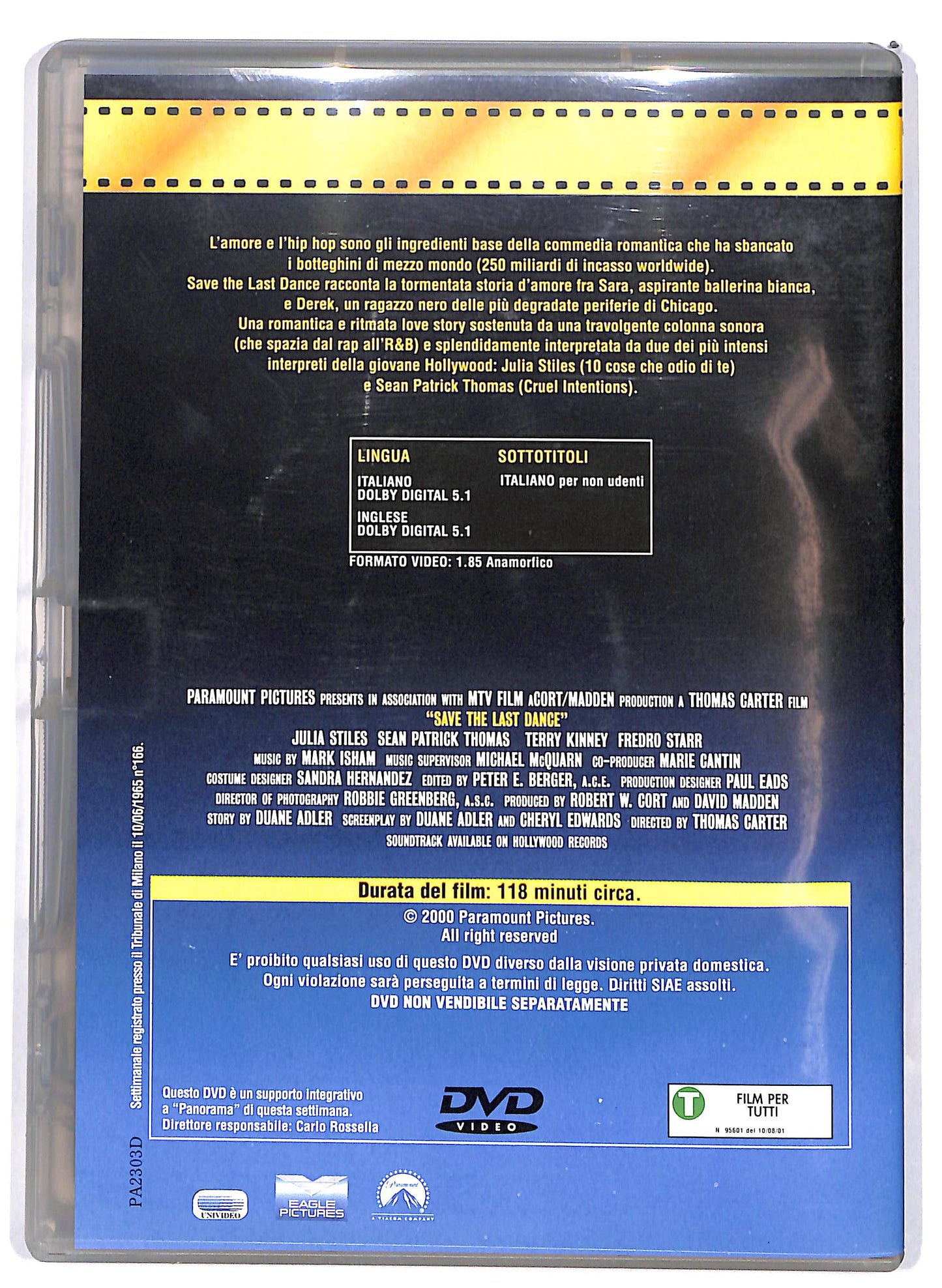 EBOND Save the Last Dance   EDITORIALE DVD D651463