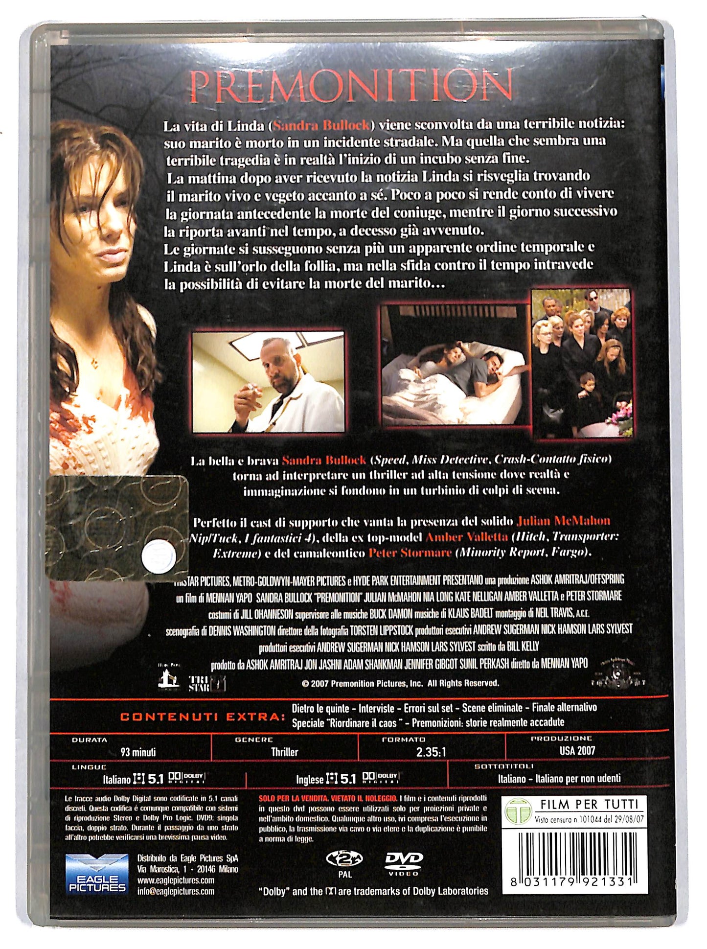EBOND premonition DVD D651528
