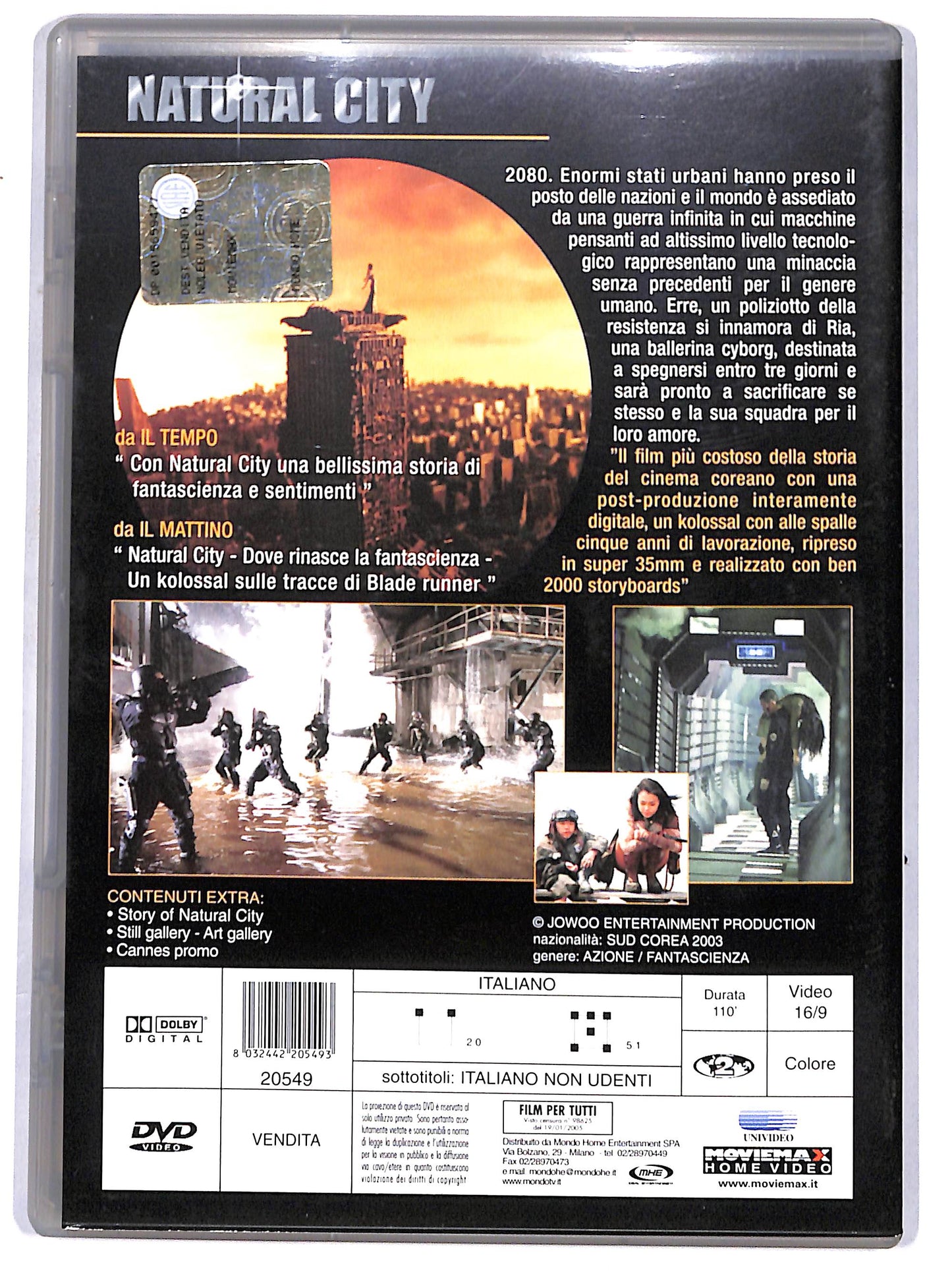 EBOND natural city DVD D651561