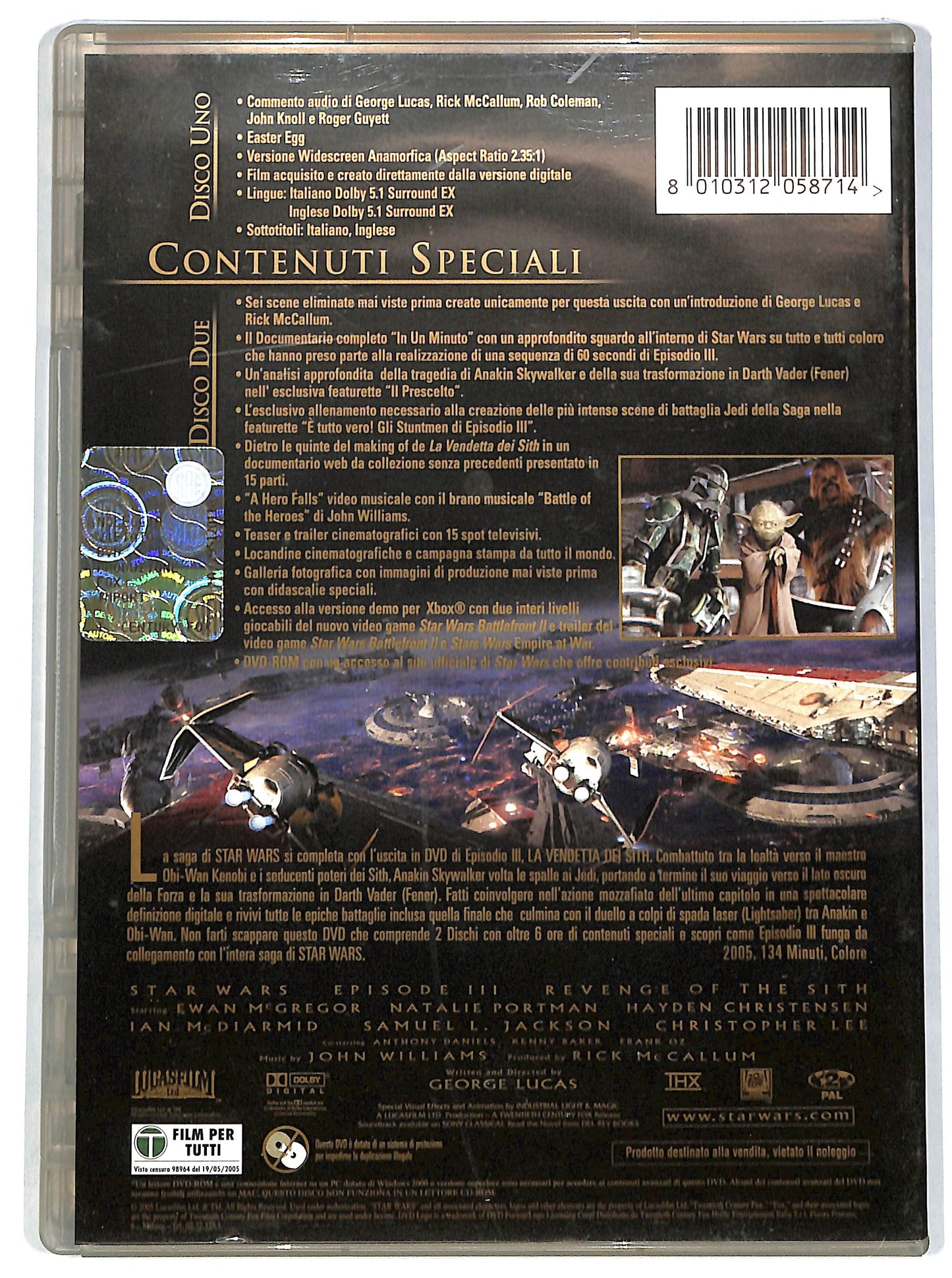 EBOND Star Wars: Episodio III - La vendetta dei Sith (2DVD) DVD D651628