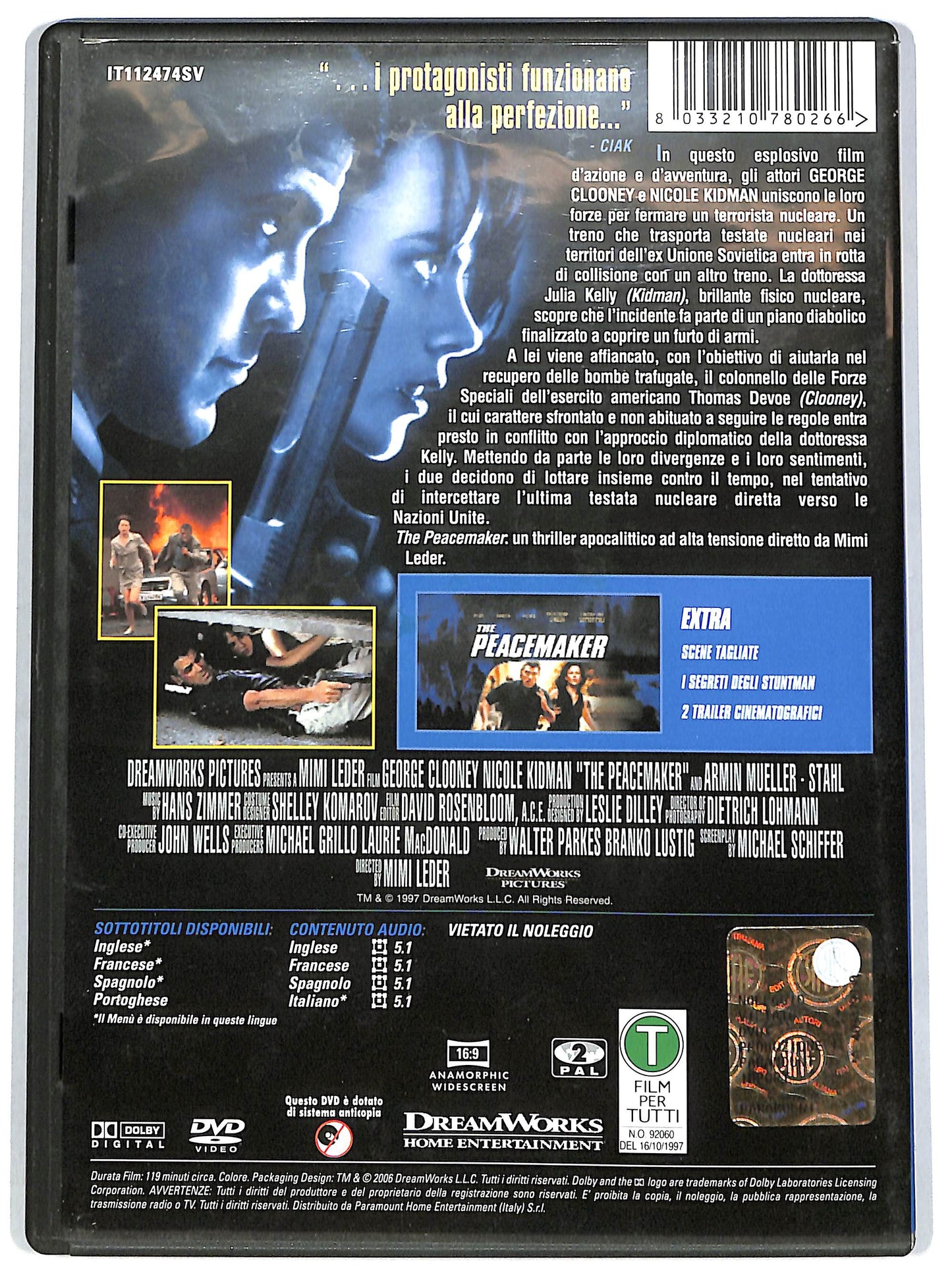 EBOND The Peacemaker (film 1997) DVD D651631