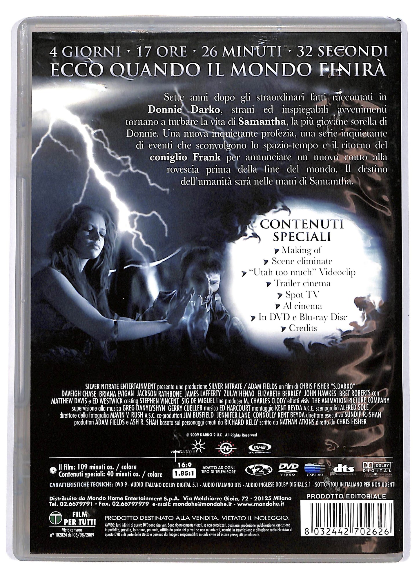 EBOND S. Darko  EDITORIALE DVD D651803