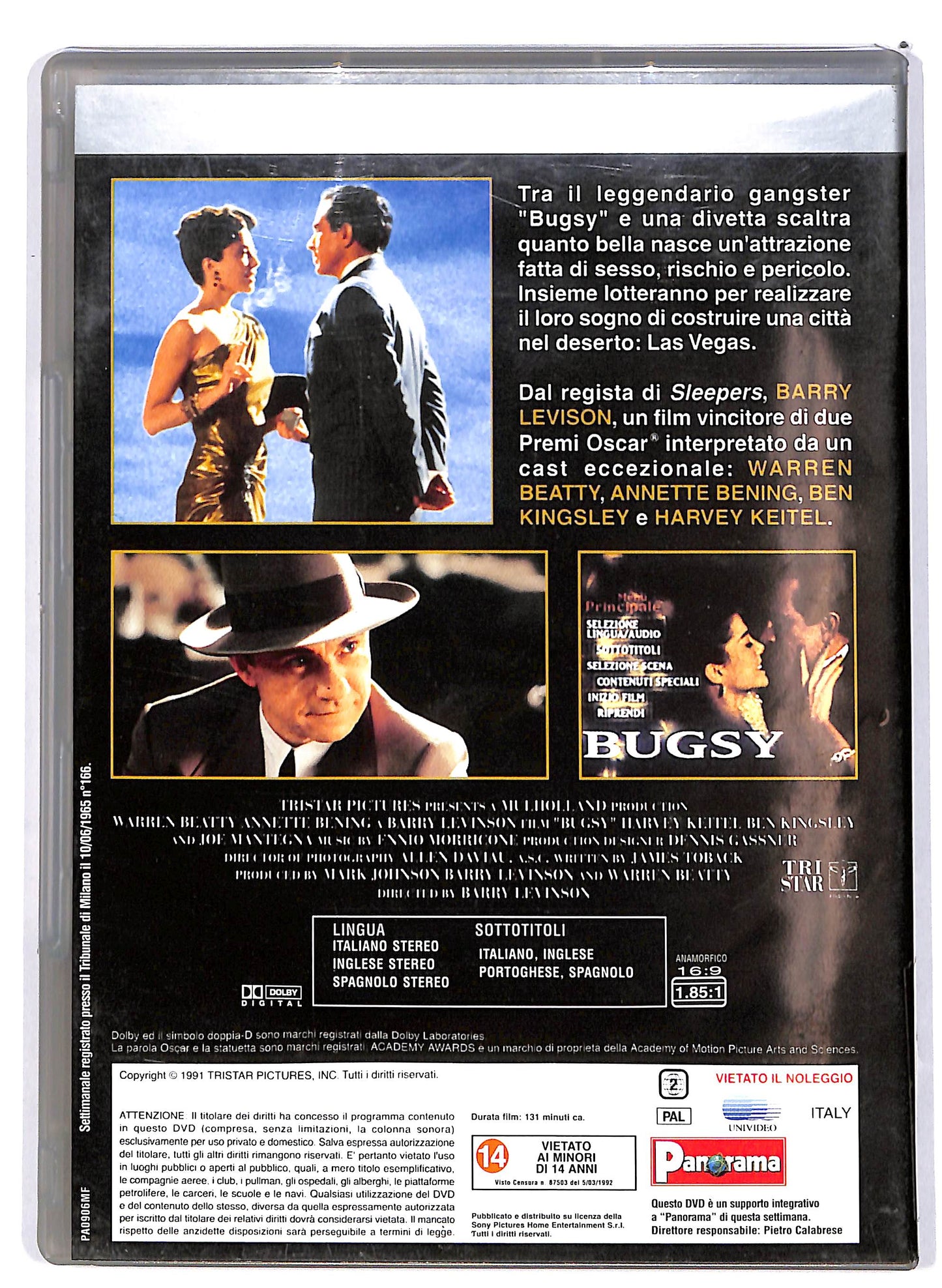 EBOND Bugsy  EDITORIALE DVD D651849