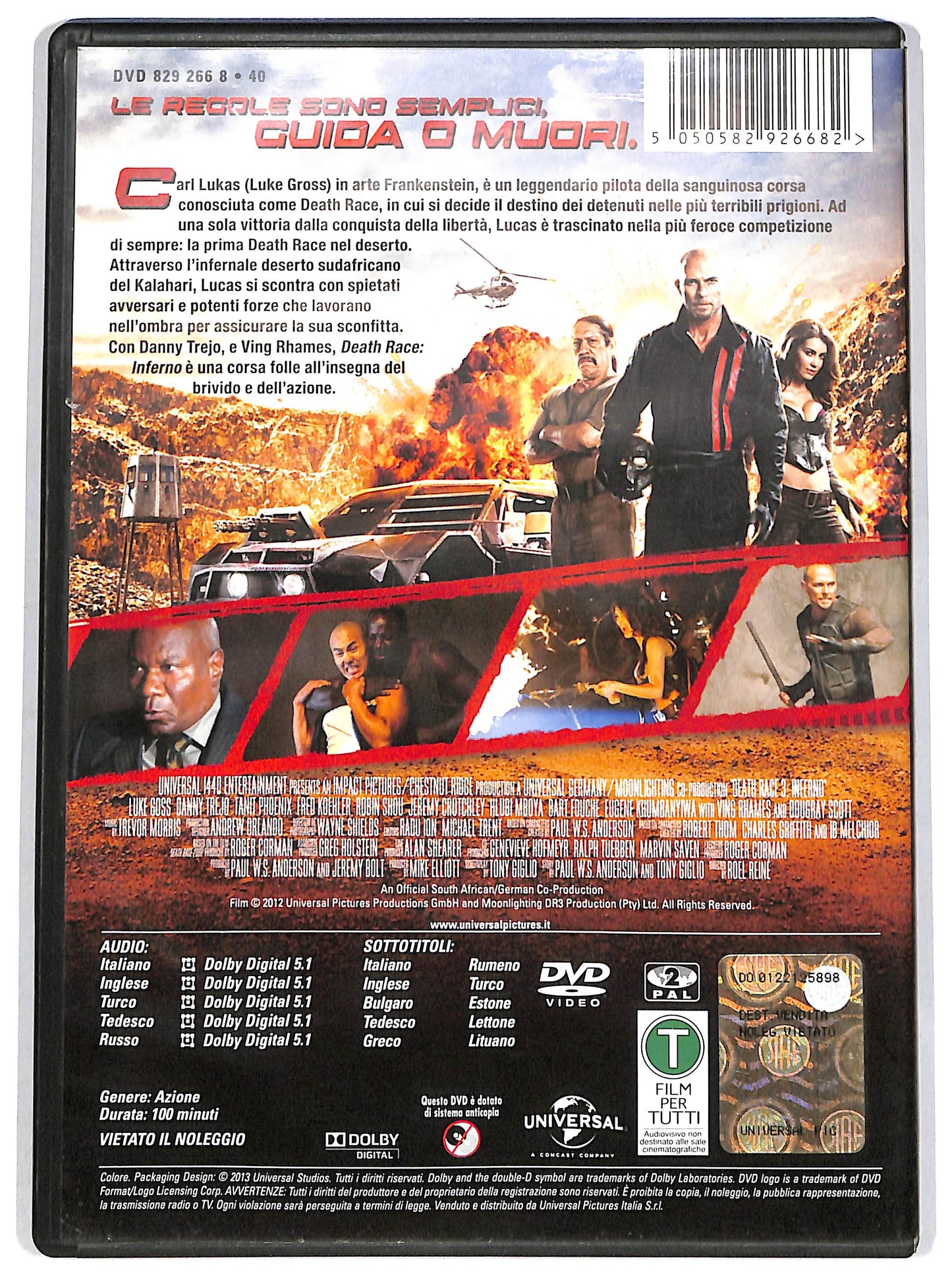 EBOND Death Race - Inferno DVD D651923
