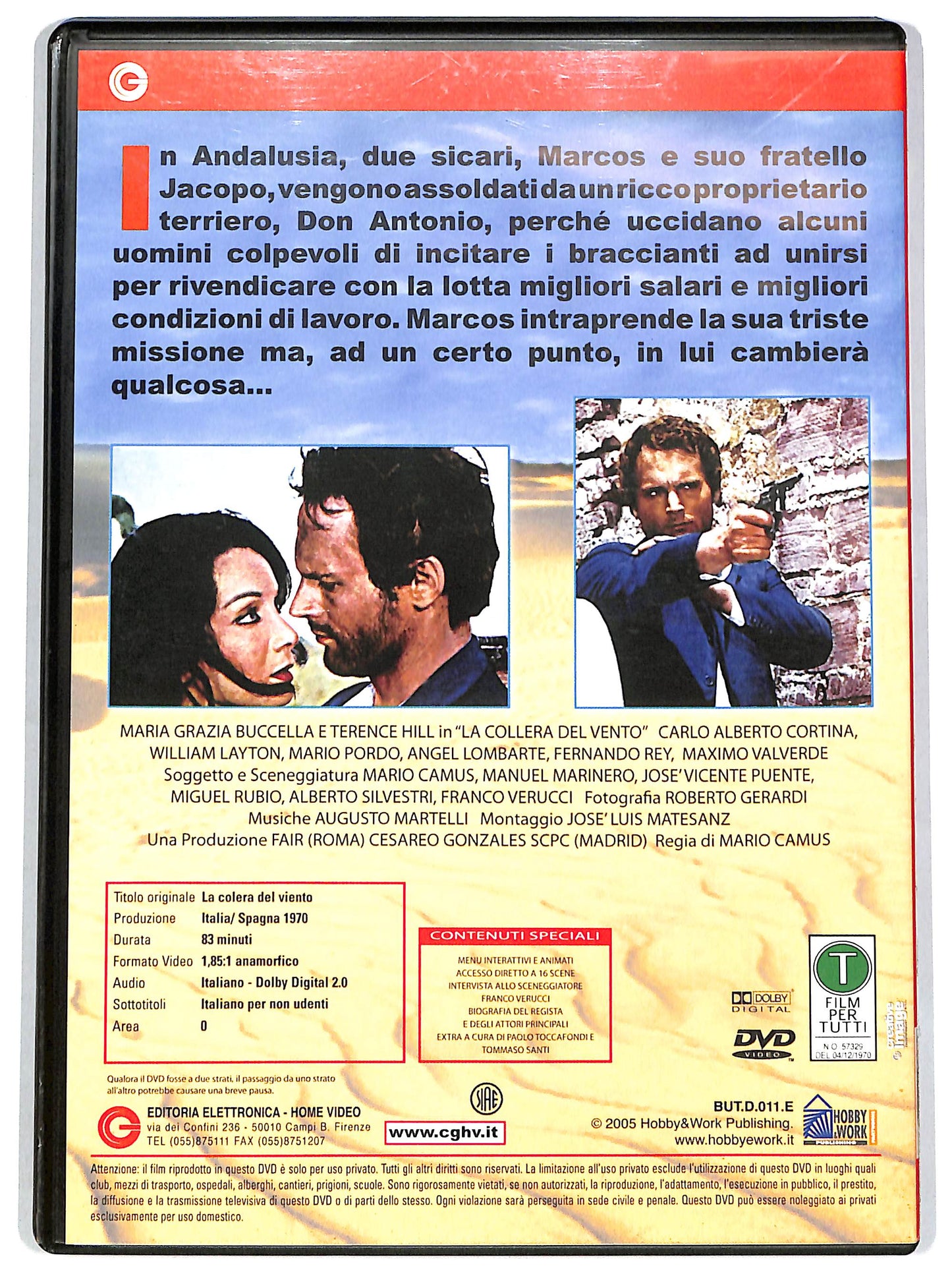 EBOND La collera del vento  EDITORIALE  DVD D651945