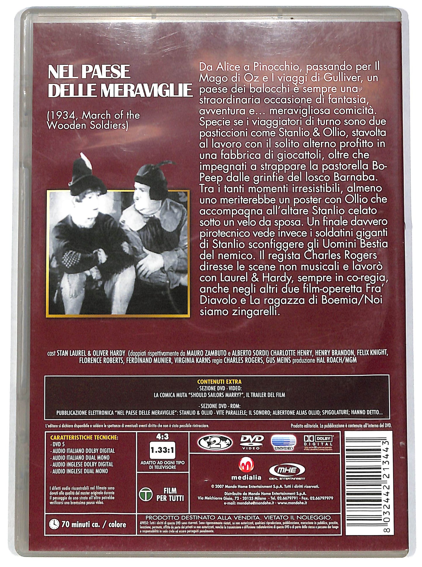 EBOND Nel paese delle meraviglie (Stanlio & Ollio N.6)  EDITORIALE  DVD D651960