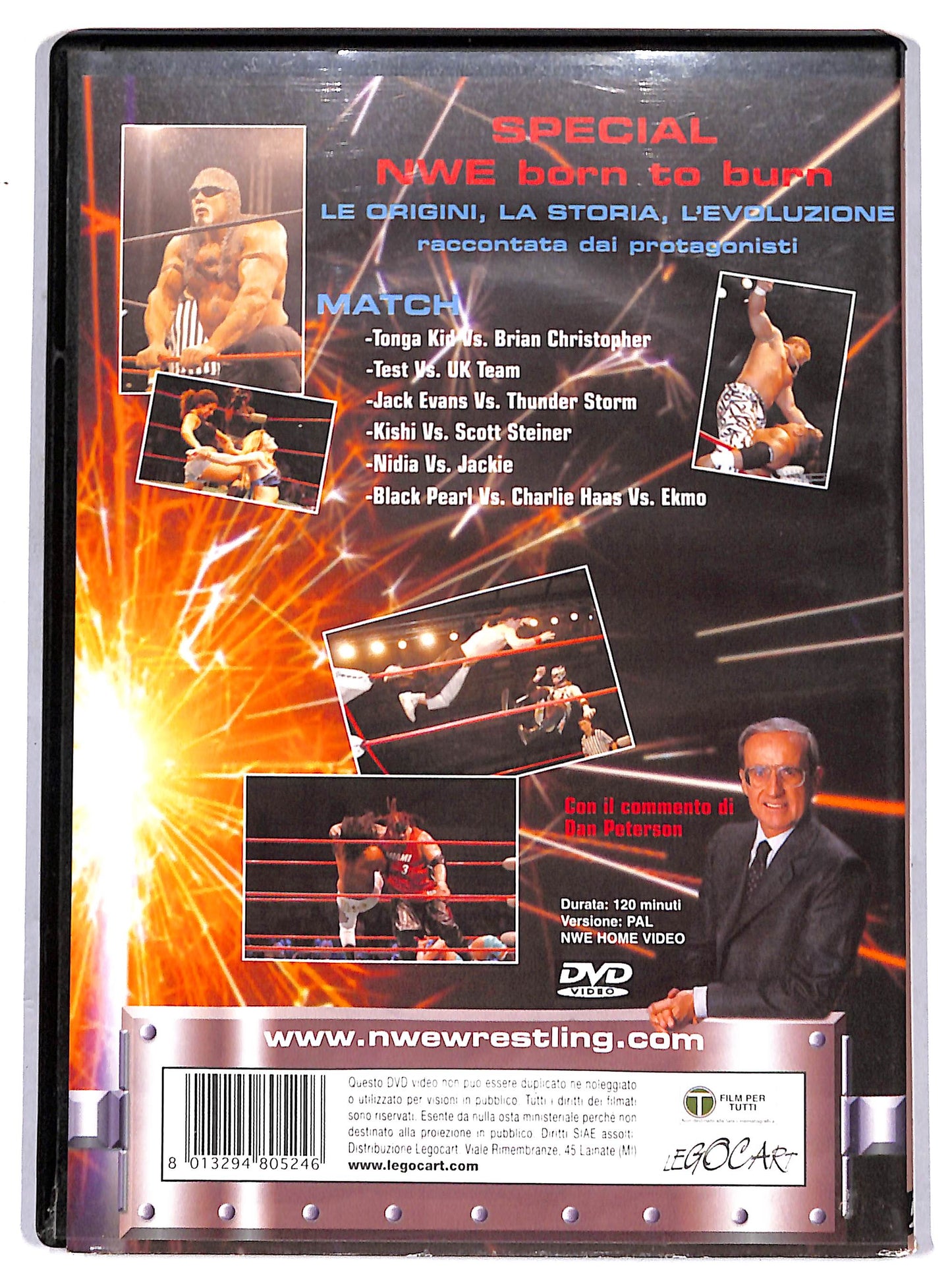EBOND Wrestling Born To Burn DVD D652049