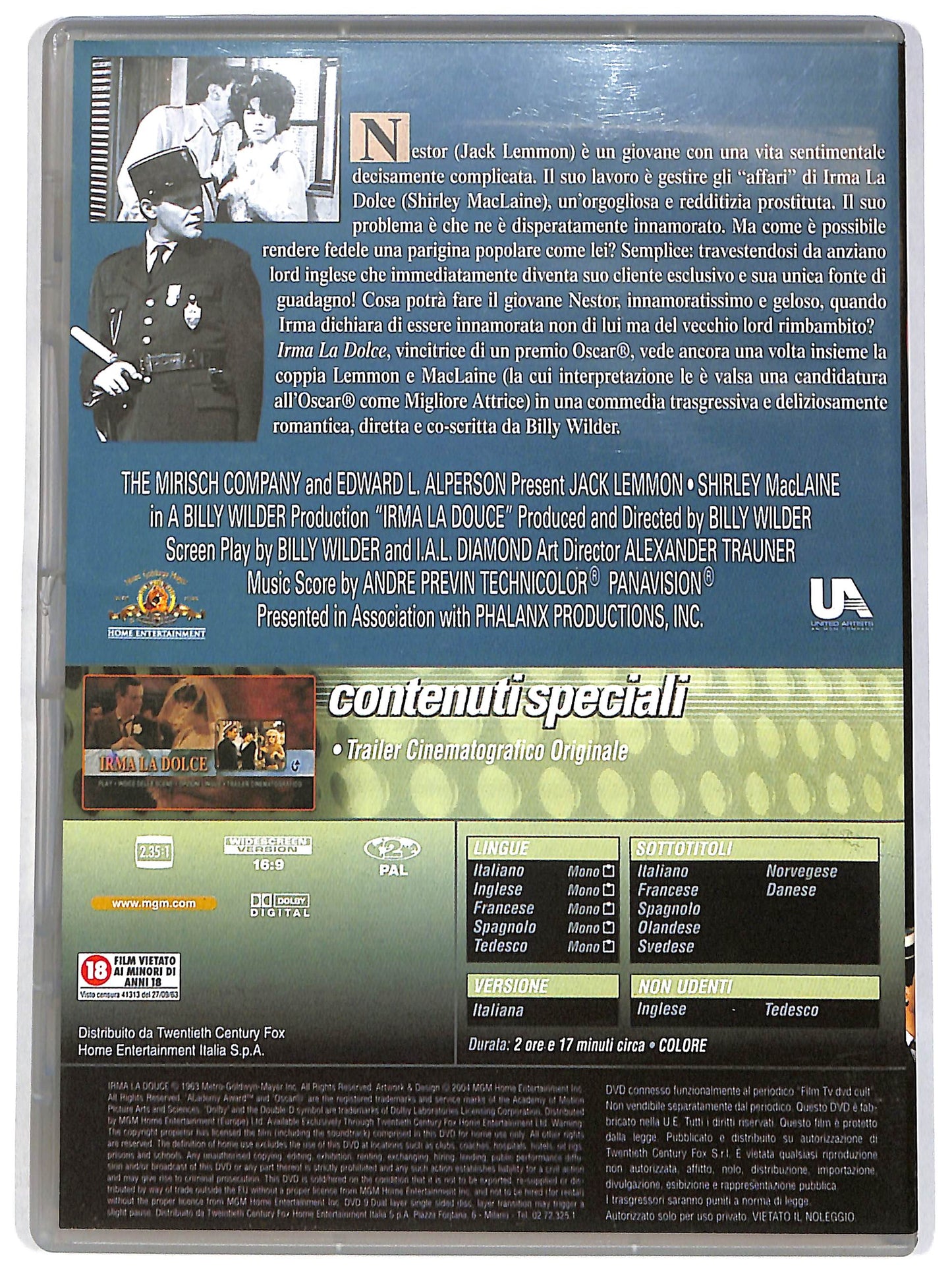 EBOND Irma la dolce  EDITORIALE  DVD D652112