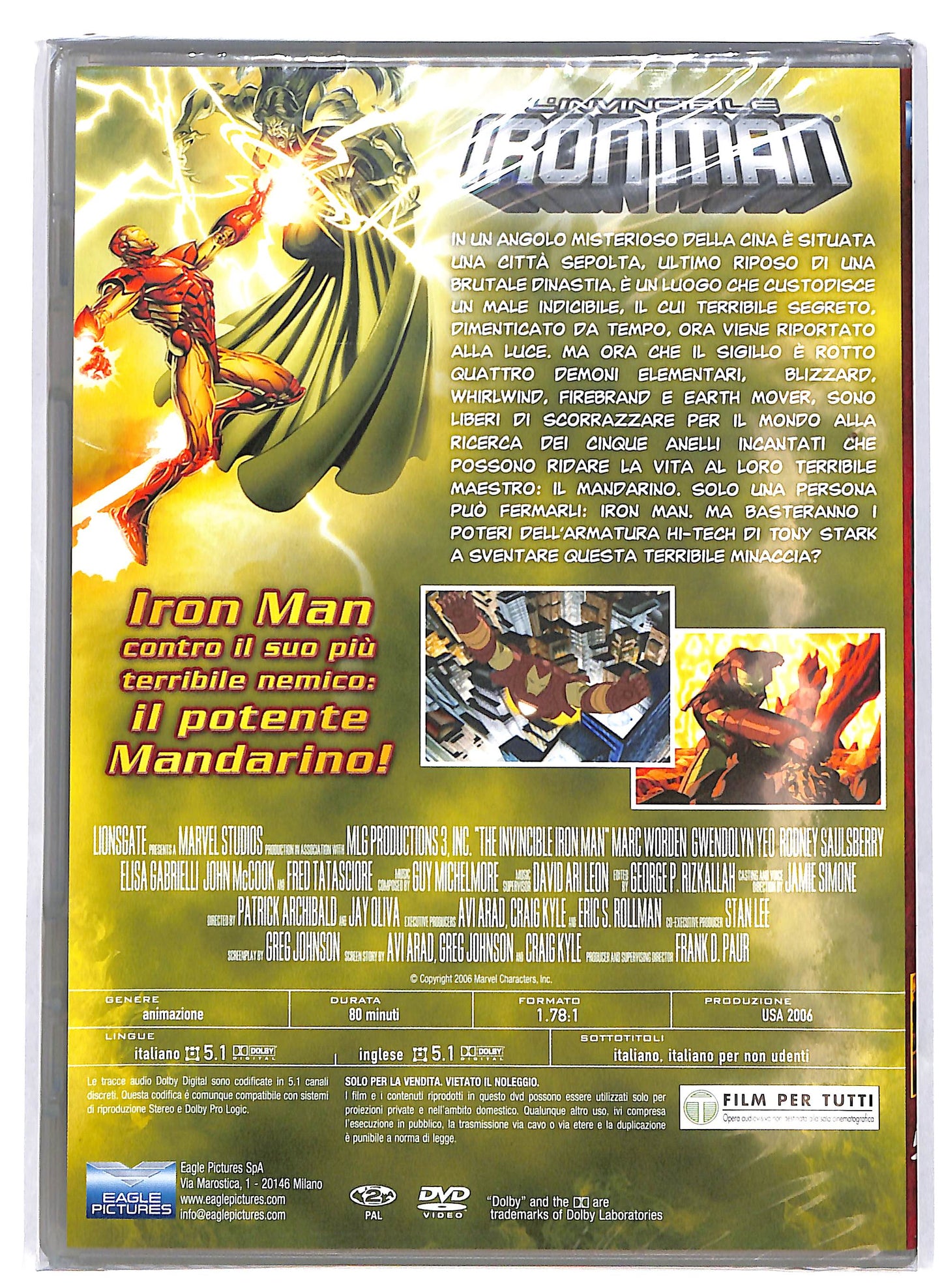 EBOND L'invincibile Iron Man EDITORIALE DVD D652250