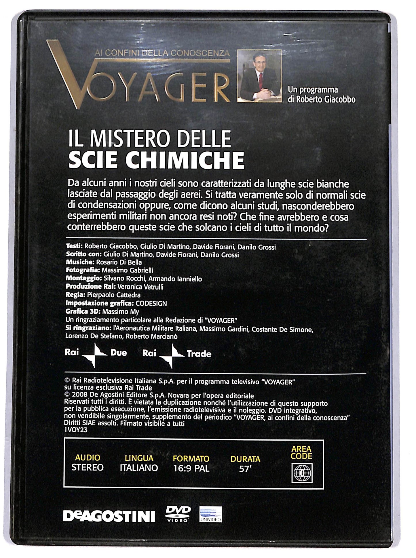 EBOND Il mistero delle scie chimiche Voyager n.23  EDITORIALE DVD D652405