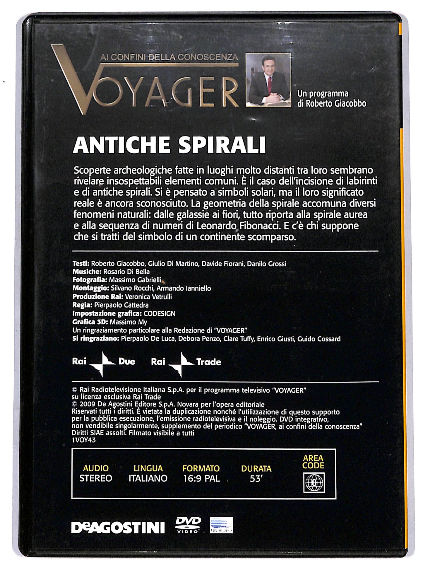 EBOND Antiche Spirali - Voyager n 43  EDITORIALE DVD D652419