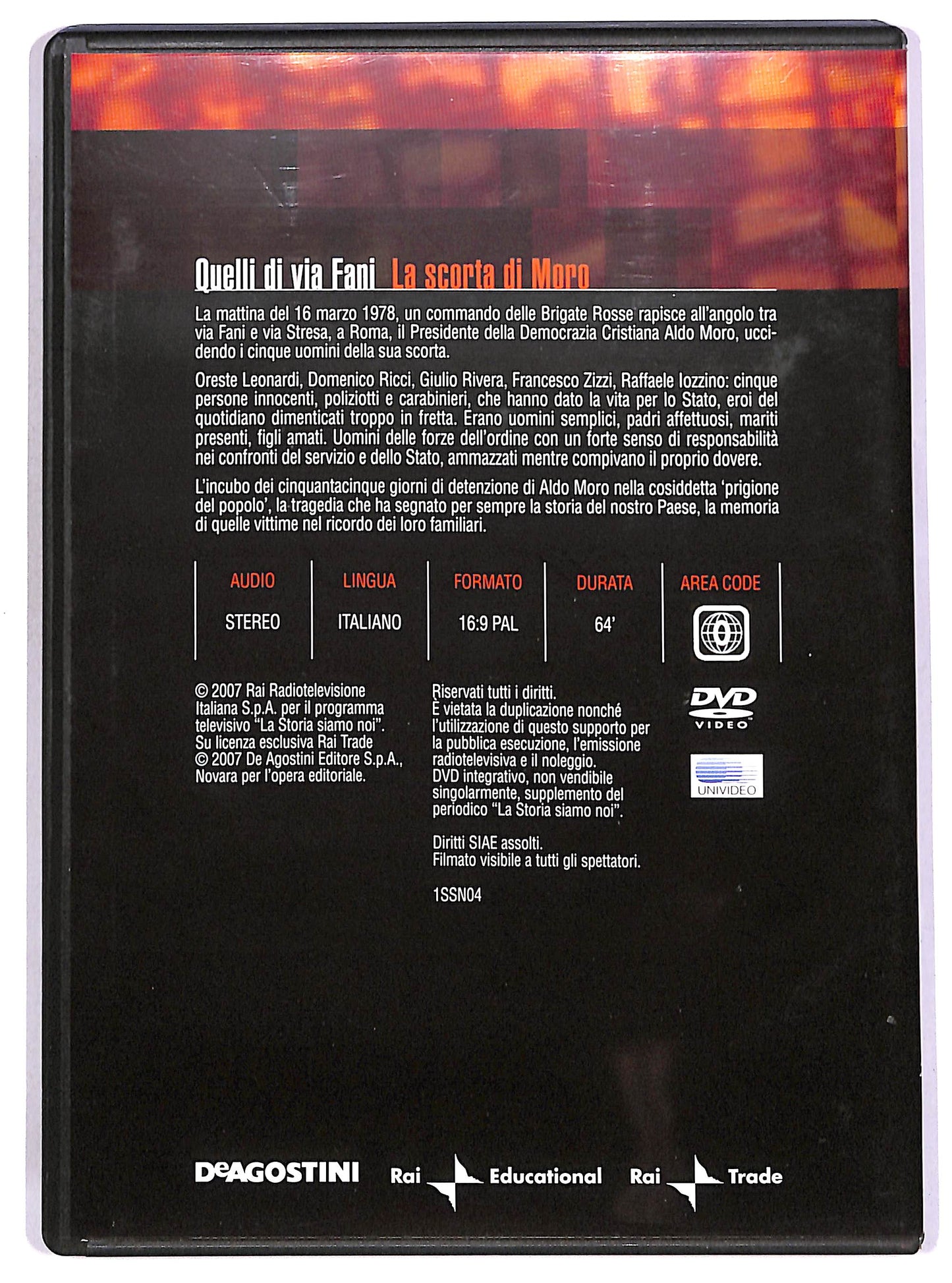 EBOND Quelli di via Fani - La scorta di Moro EDITORIALE DVD D652723